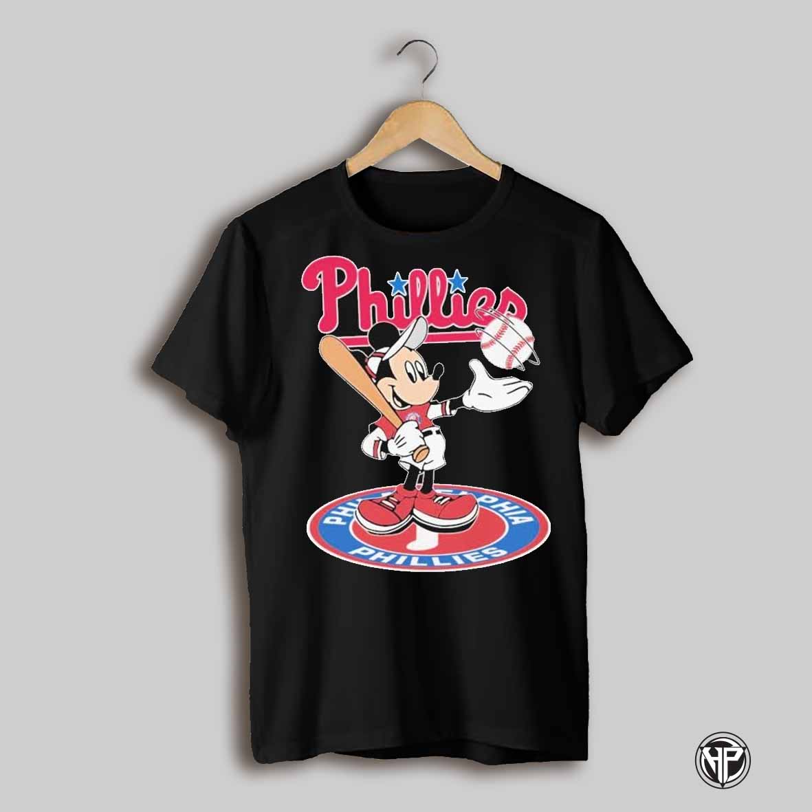 Mickey Mouse X Philadelphia Phillies T Shirts