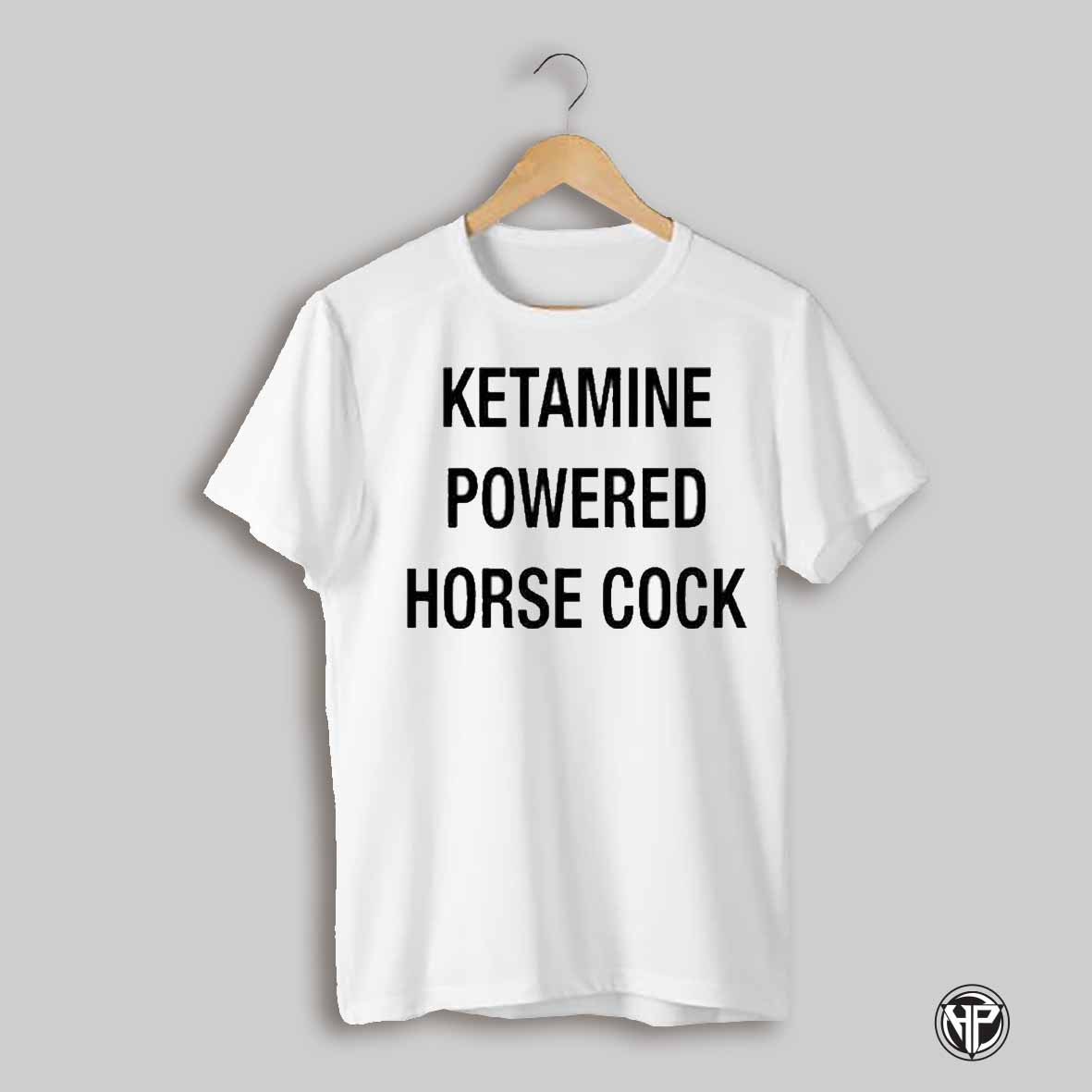Microplastics Envelope Filter Ketamine Powered Horse Cock Shirt