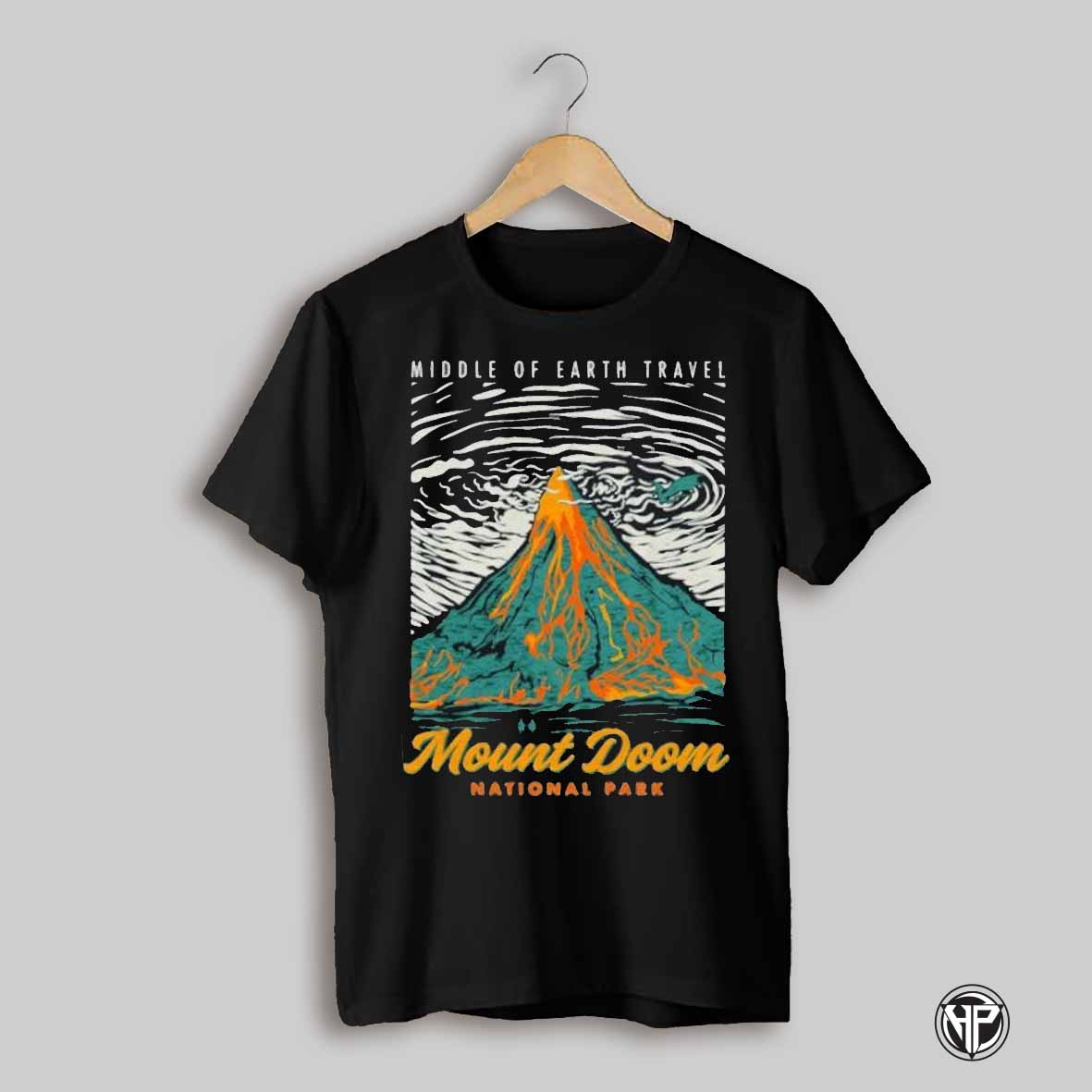 Middle Earth Travel Mount Doom National Park Shirt