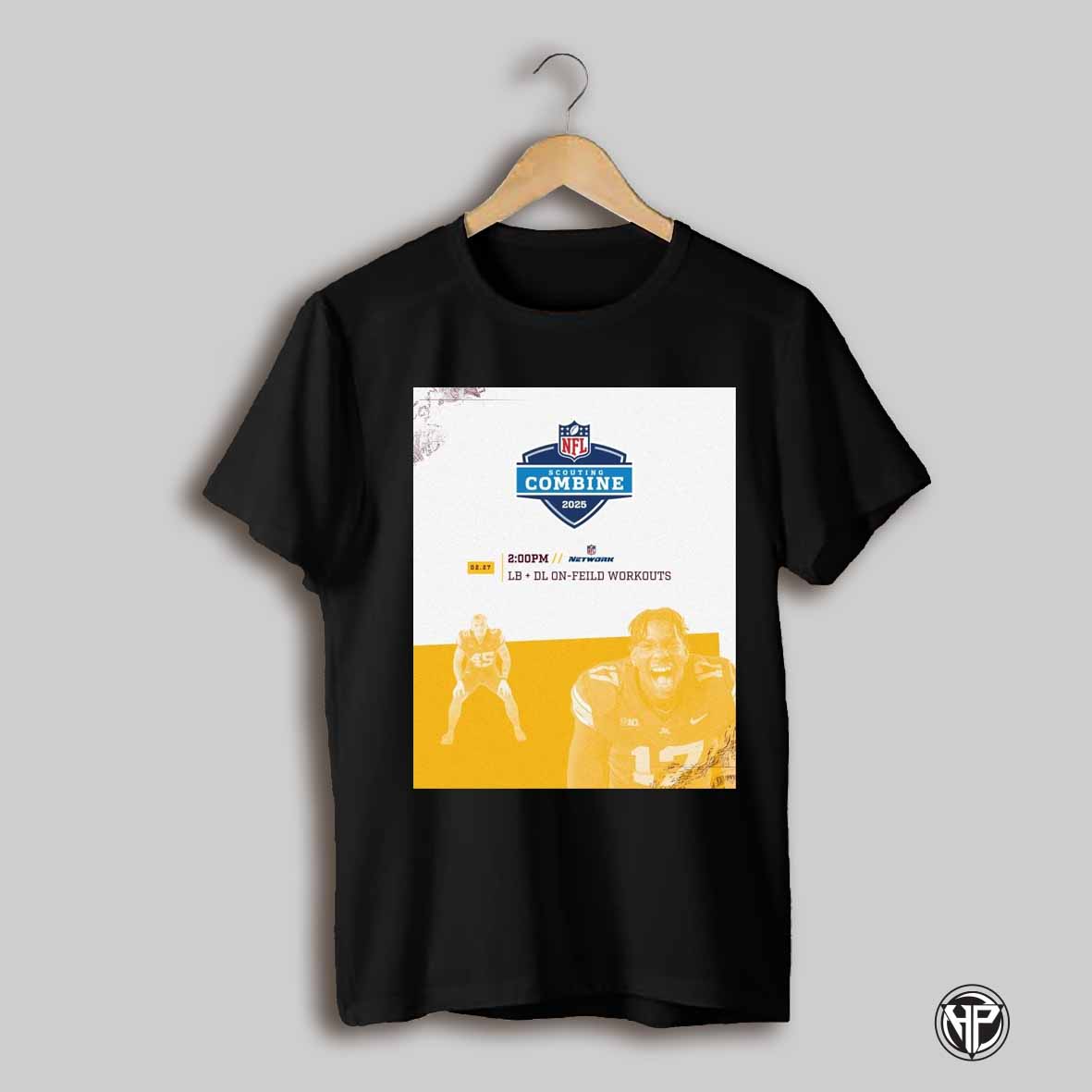Minnesota Golden Gopher Football Nfl Scouting Combine 2025 Cody Lindenberg And Masta Joyner Lb Dl On Field Workouts Poster T Shirt