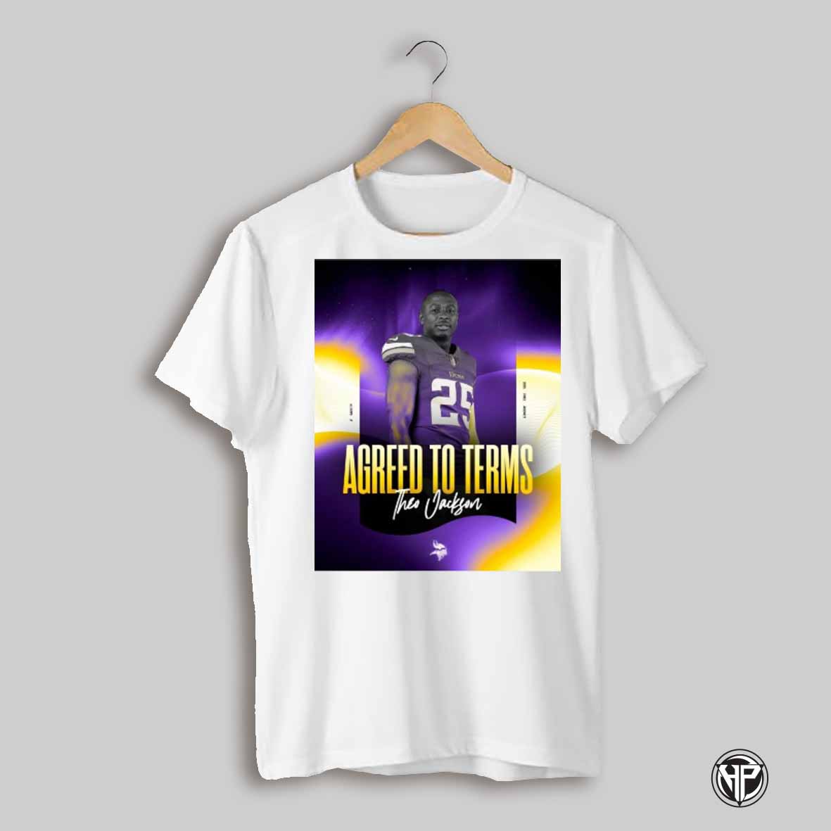 Minnesota Vikings Football Agreed To Terms On Extension With Safety Theo Jackson Poster T Shirt