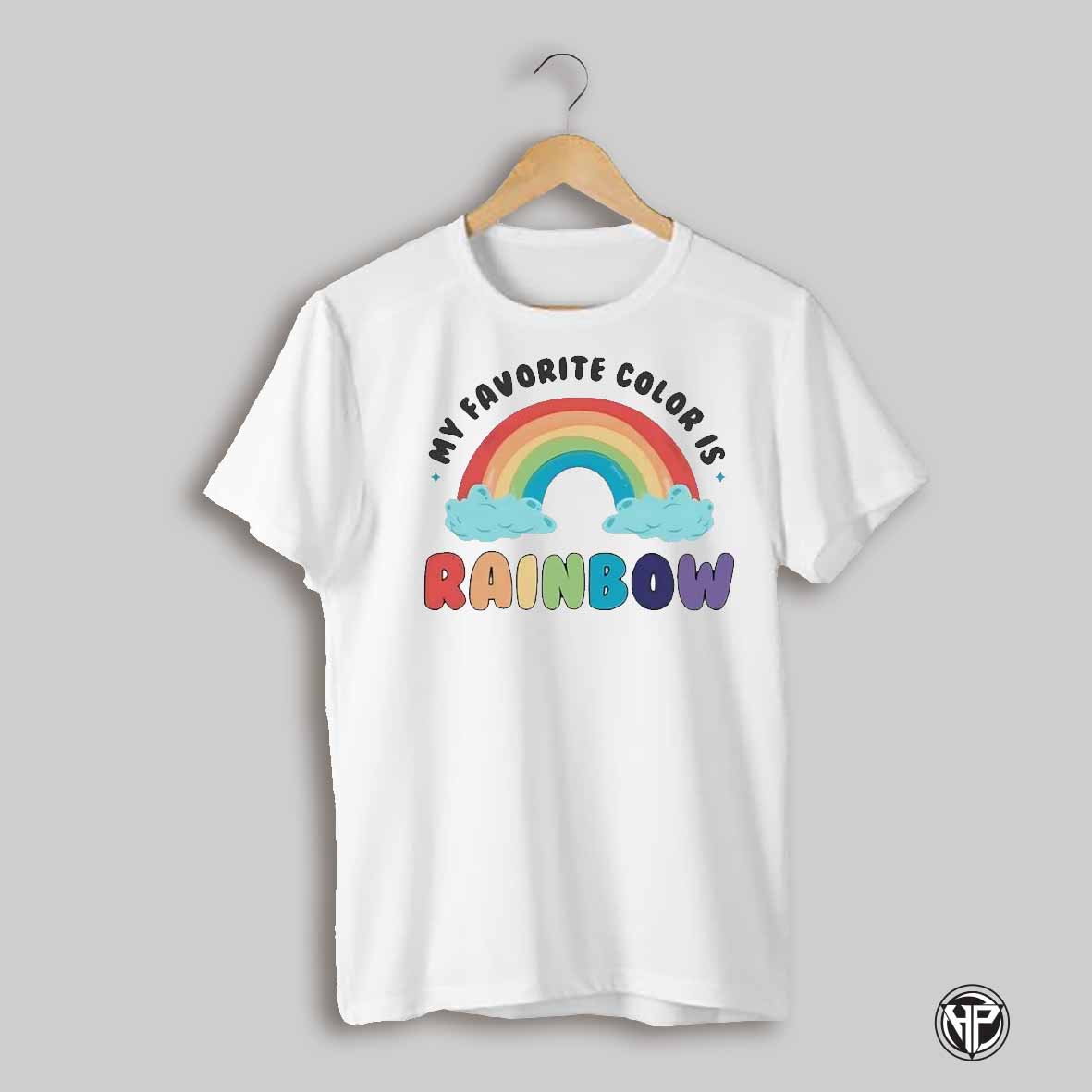 My Favorite Color Is Rainbow Graphic Shirt