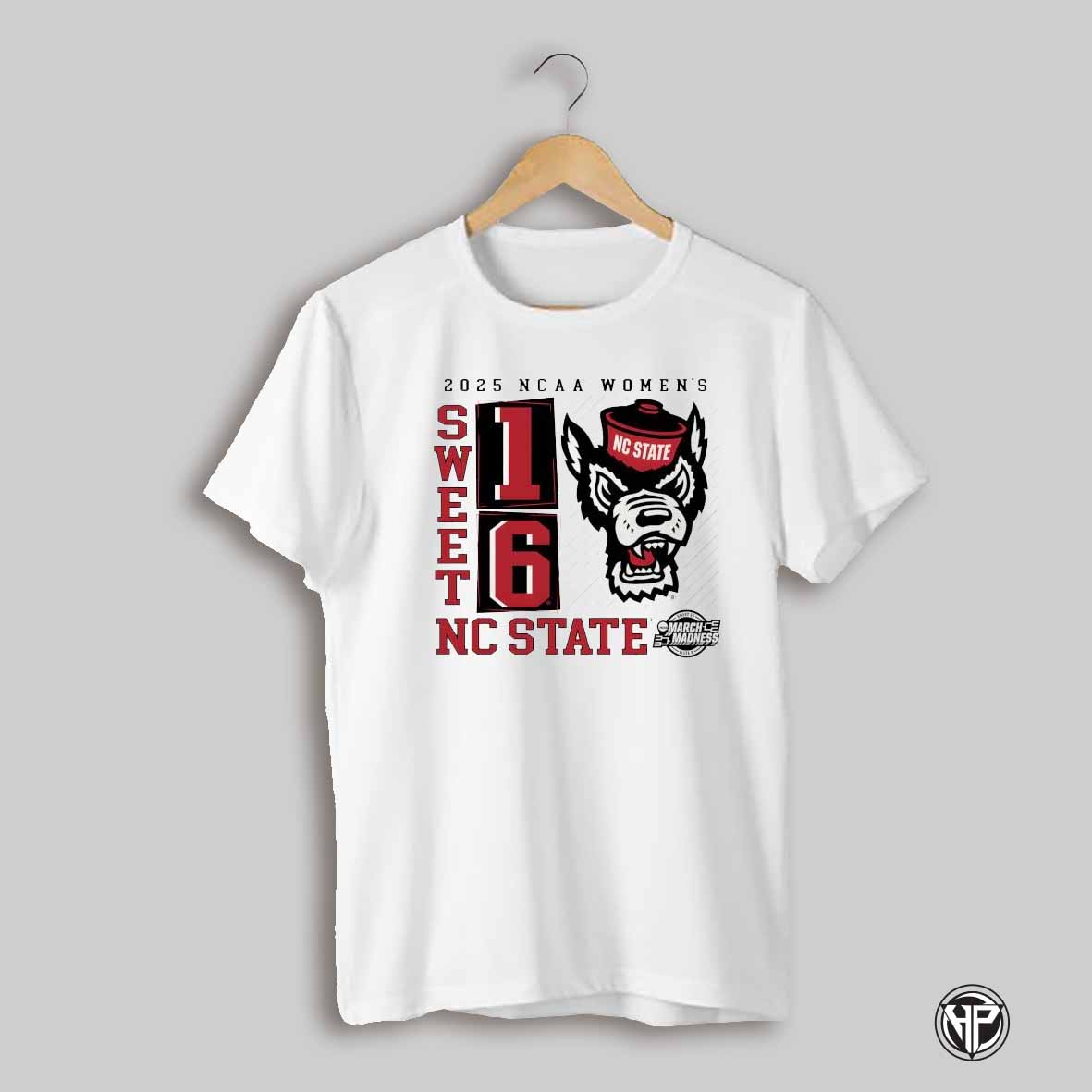 Nc State Wolfpack 2025 Ncaa Womens Basketball Tournament March Madness Sweet 16 No Look Pass Shirt