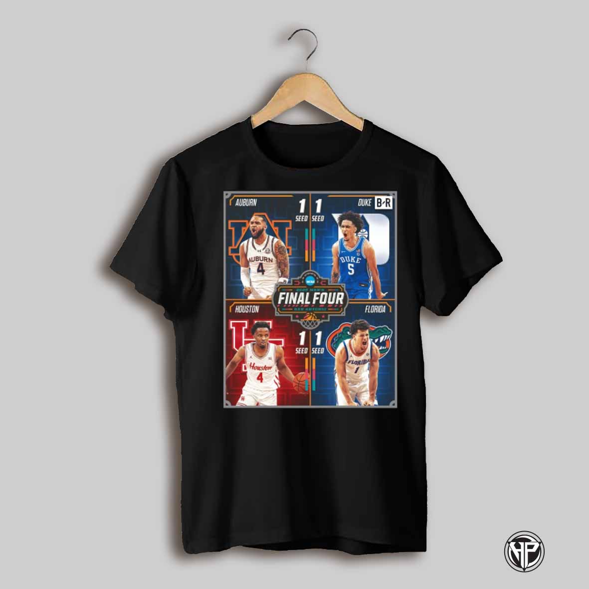 Ncaa 2025 Mens Final Four San Antonio March Madness Bracket Is Set Auburn Duke Houston Florida Poster T Shirt