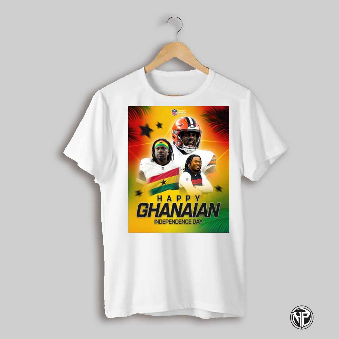 Nfl Africa Happy Ghanaian Independence Day To All Our Friends In Ghana 2025 Poster T Shirt
