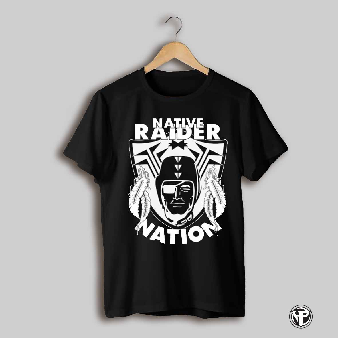 Native Raider Nation Las Vegas Raiders Logo Shirt