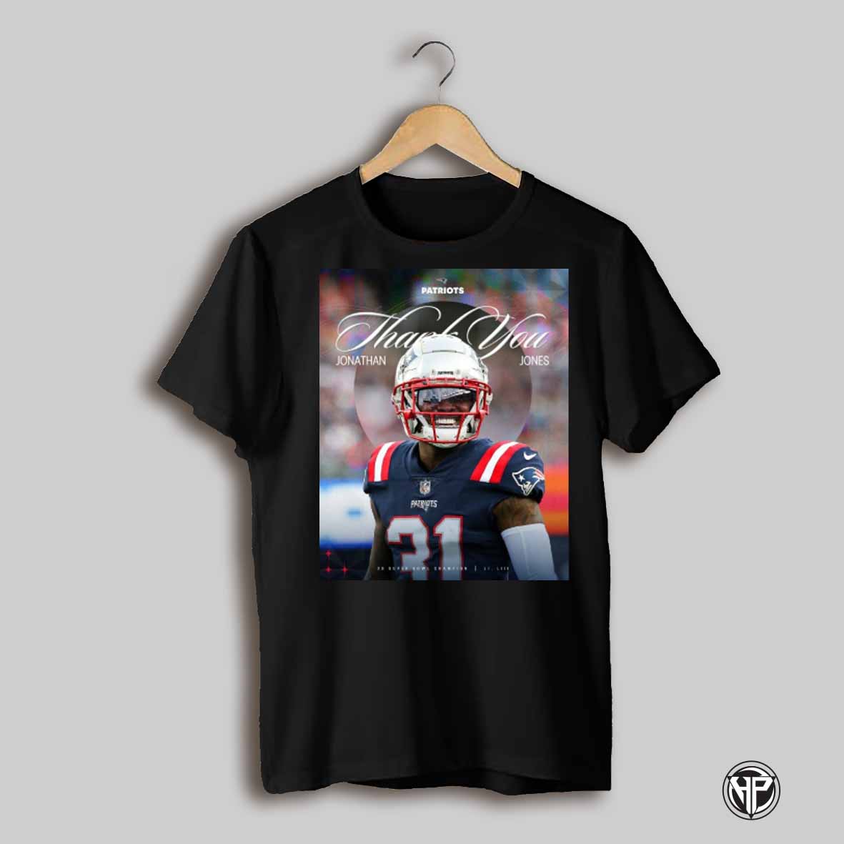 New England Patriots Thank You Jonathan Jones 2x Super Bowl Champion Poster T Shirt