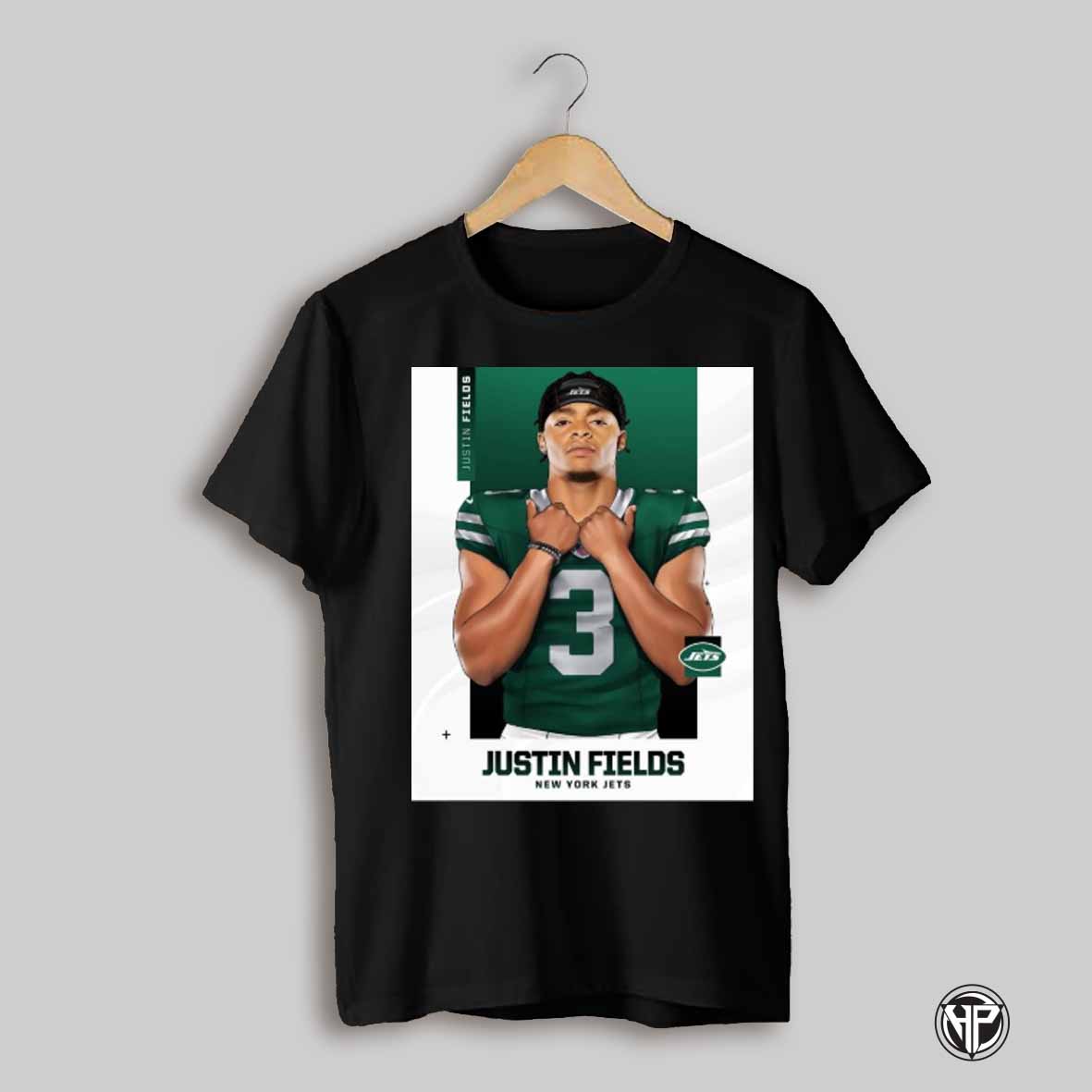 New York Jets Football Nfl Signing Justin Fields Painting 2025 Poster T Shirt