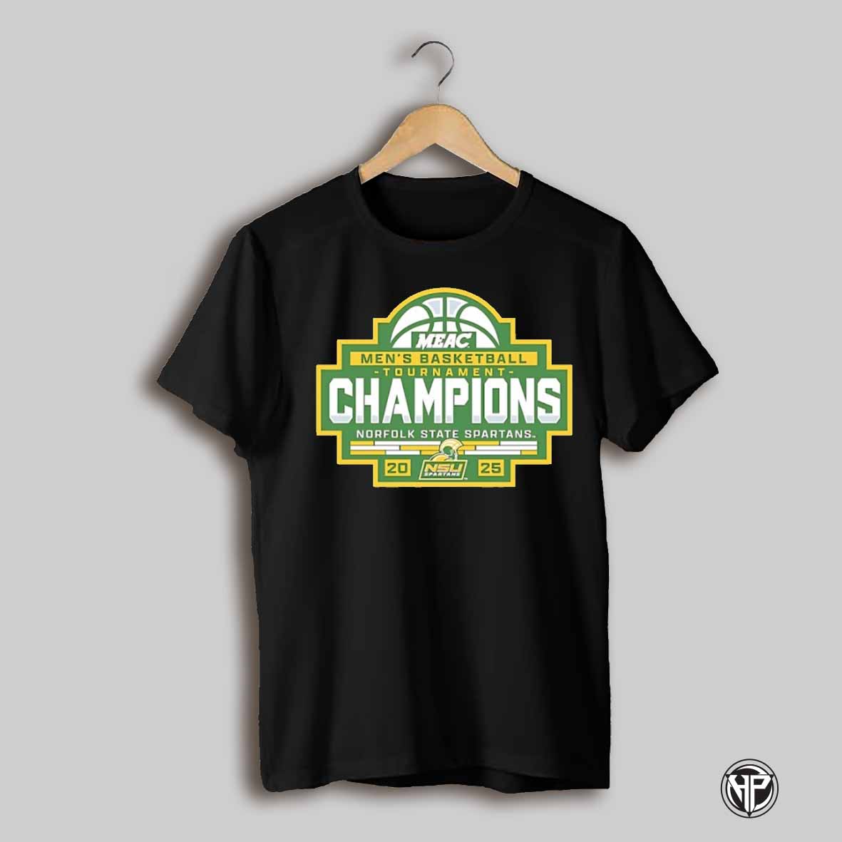 Norfolk State Spartans 2025 Meac Mens Basketball Conference Tournament Champions Shirt