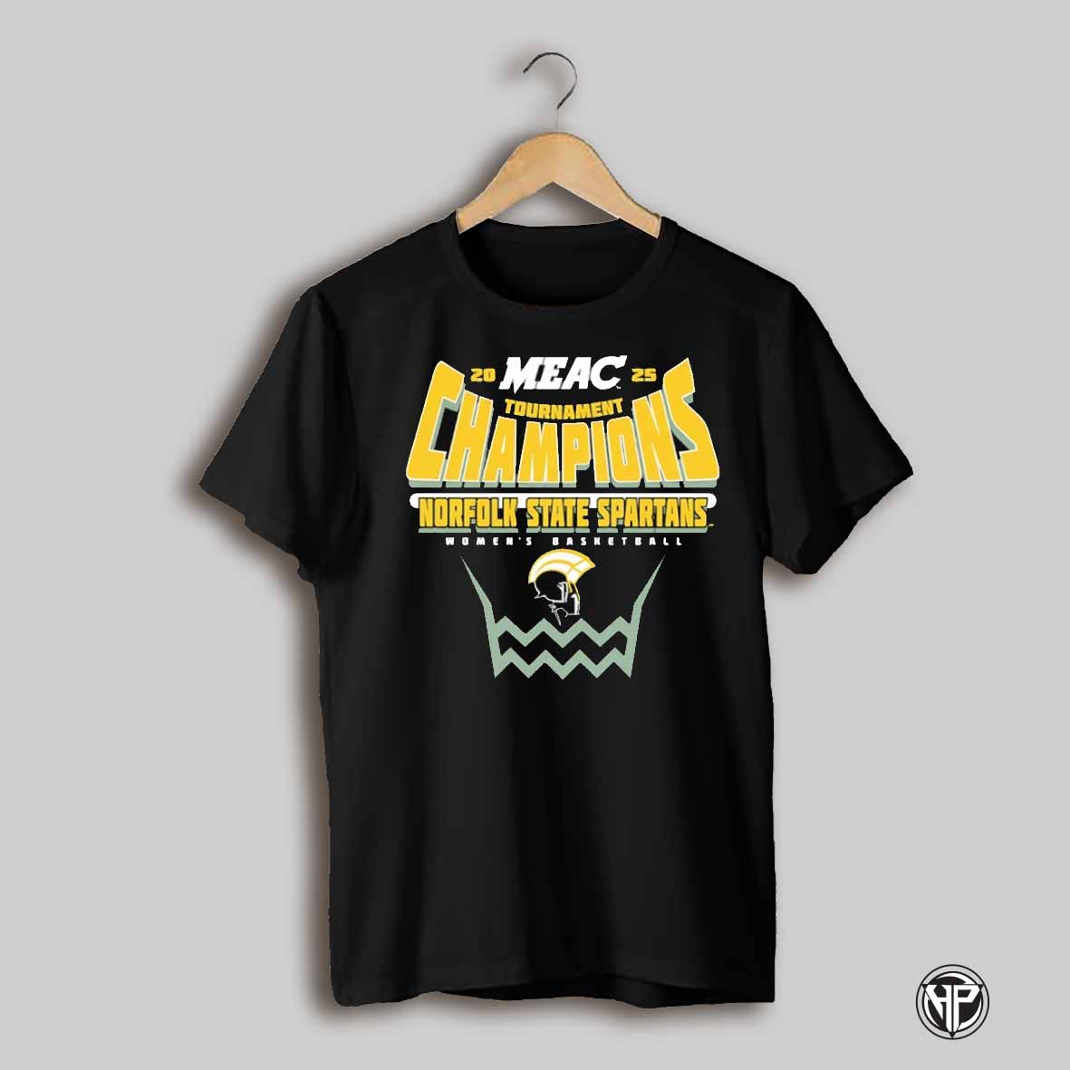 Norfolk State Spartans 2025 Meac Womens Basketball Conference Tournament Champions Shirt