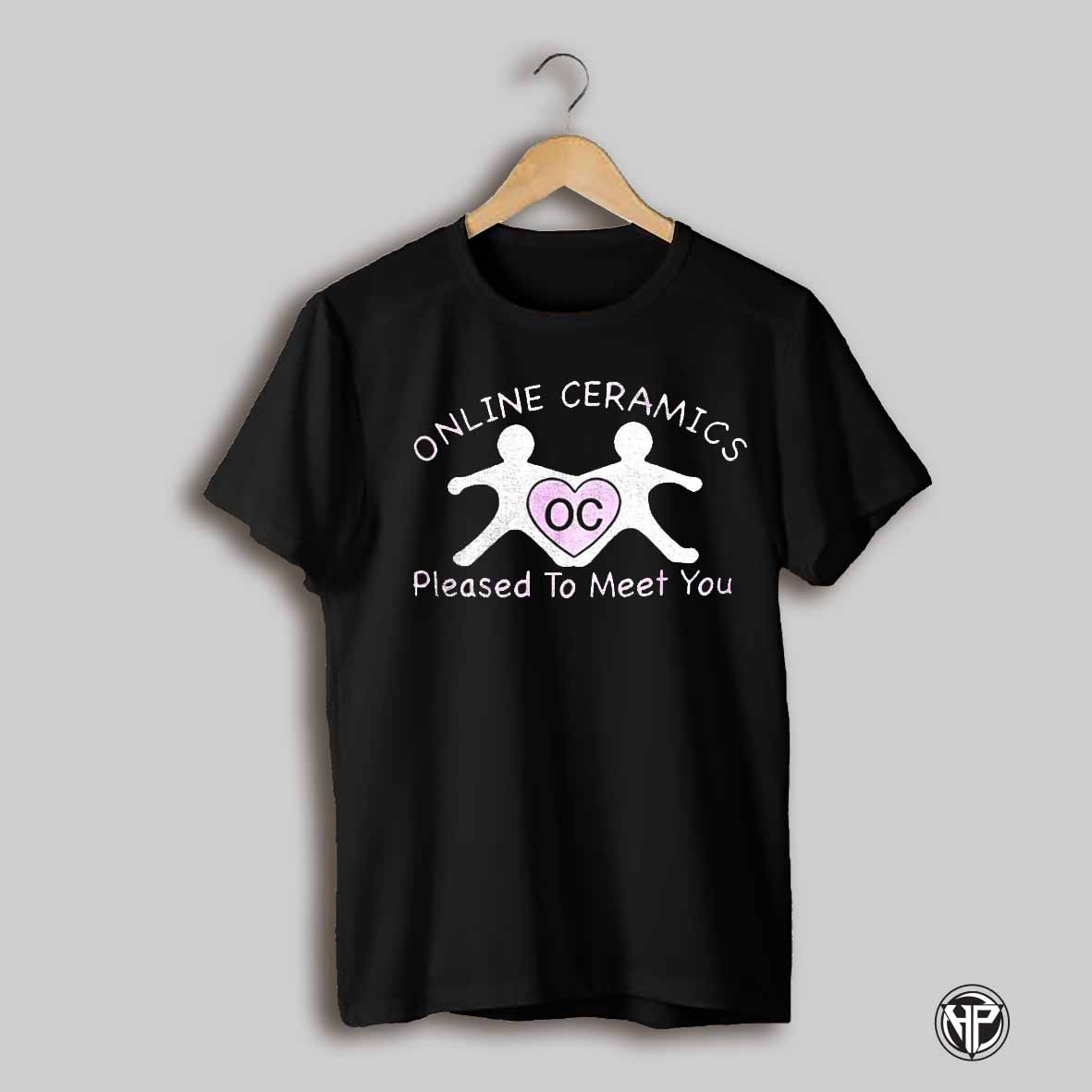 Online Ceramics Pleased To Med You Shirt