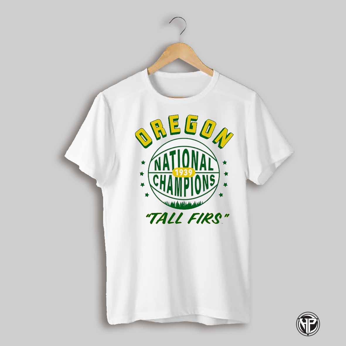 Oregon Ducks Tall Firs 1939 National Champions Basketball Shirt