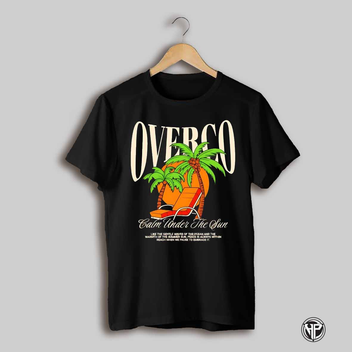Overco Calm Under The Sun Coconut Trees Retro Shirt