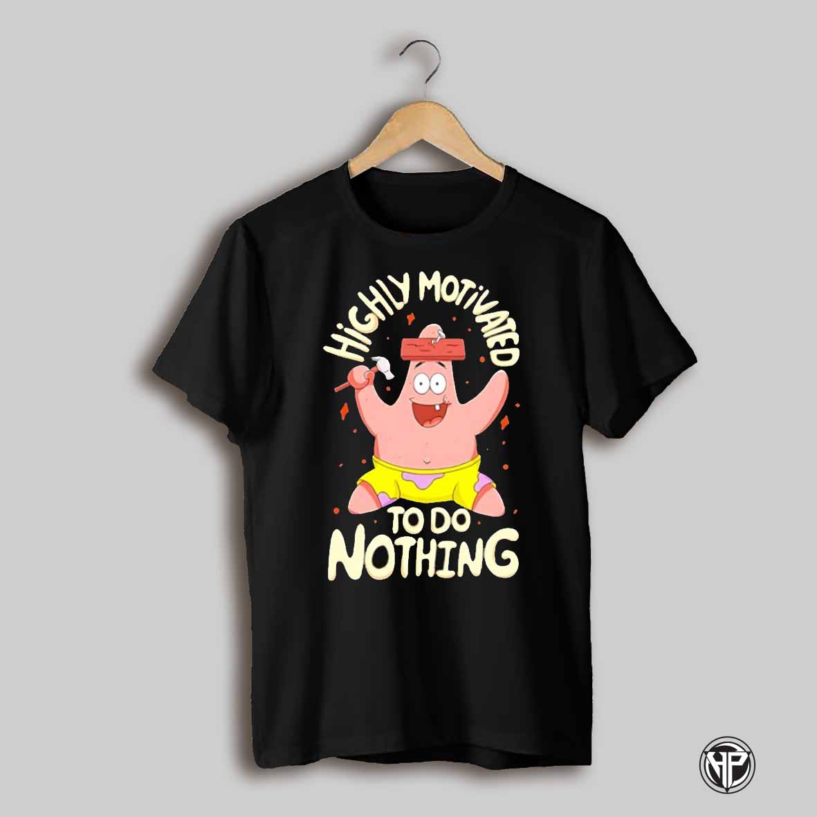 Patrick Star Highly Motivated To Do Nothing Shirt