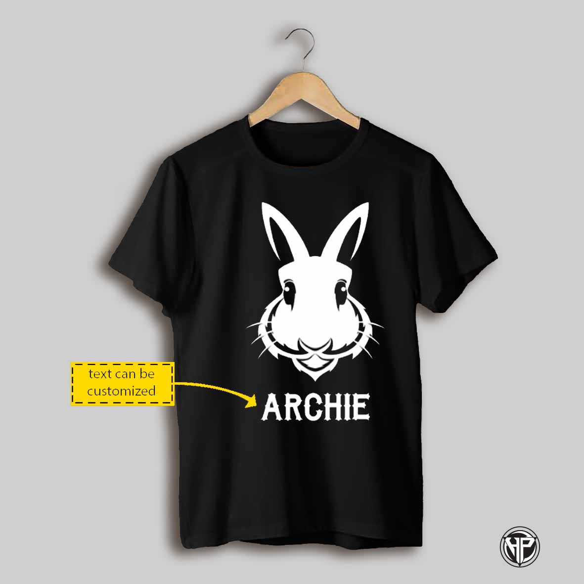 Personalised Rabbit Easter T Shirt For Boys