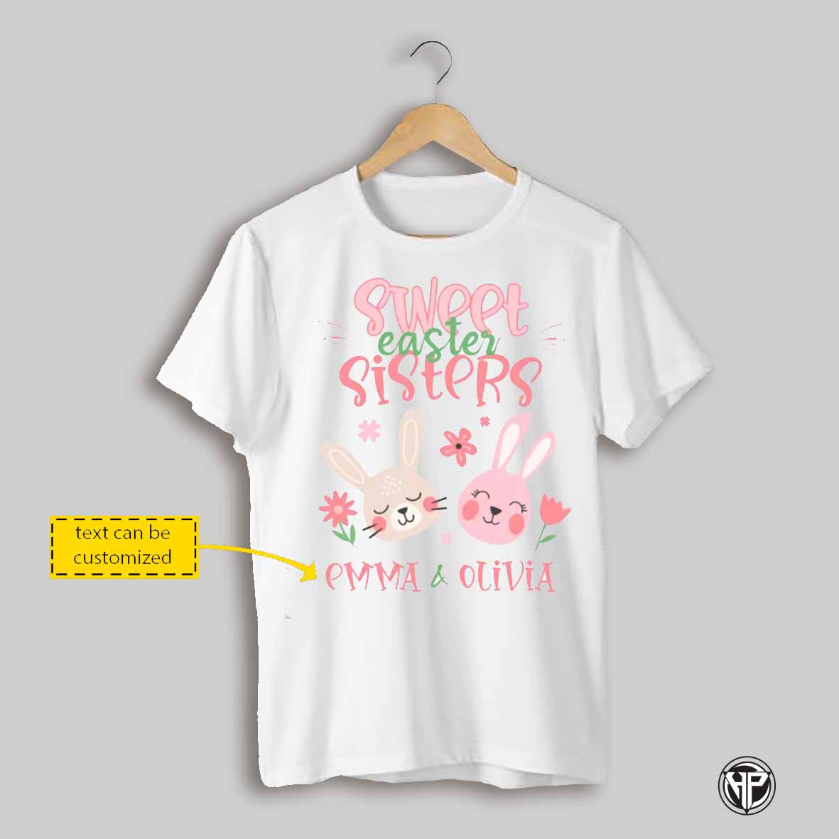 Personalized Sister Easter Shirt For Girls