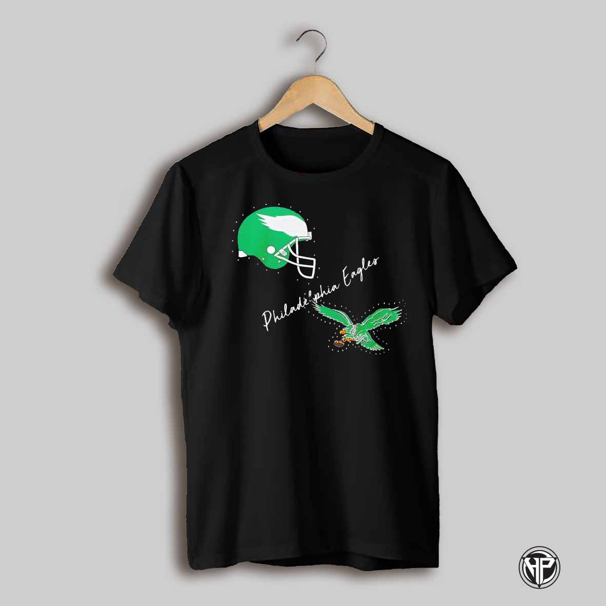 Philadelphia Eagles Helmet And Logo Shirt