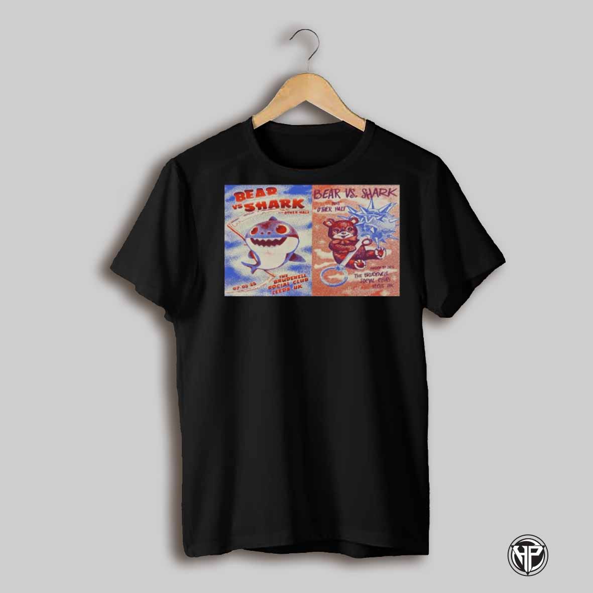 Poster Bear Vs Shark The Brudenell Social Club In Leeds Uk March 7 2025 Tour Plus Other Half T Shirt