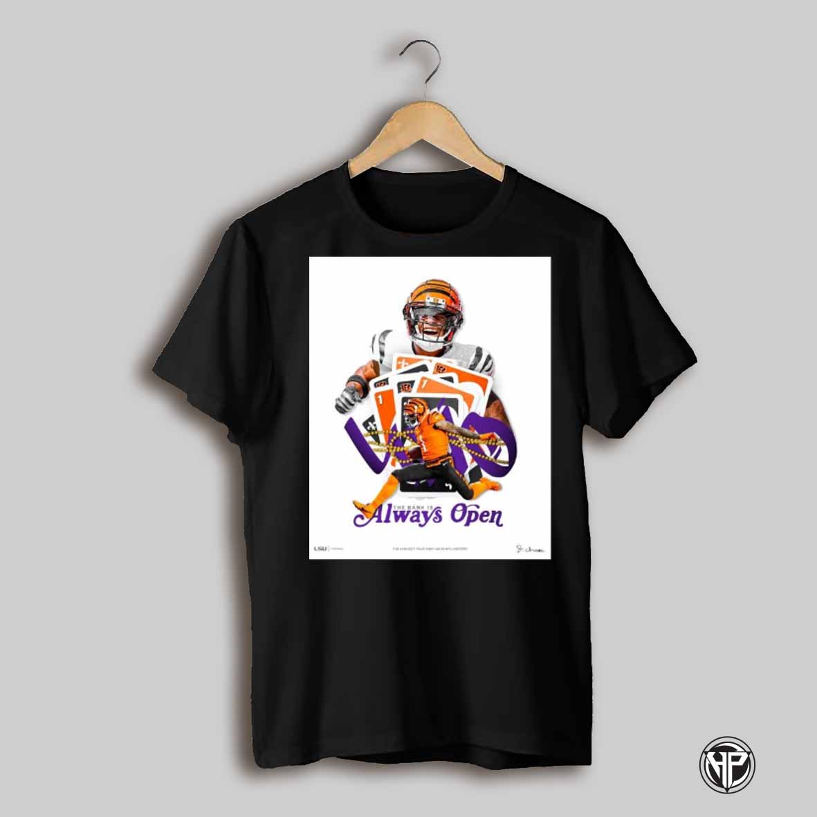Poster Lsu Tigers Football Jamarr Chase The Bank Is Always Open The Highest Paid Non Ob In Nfl History Signature T Shirt