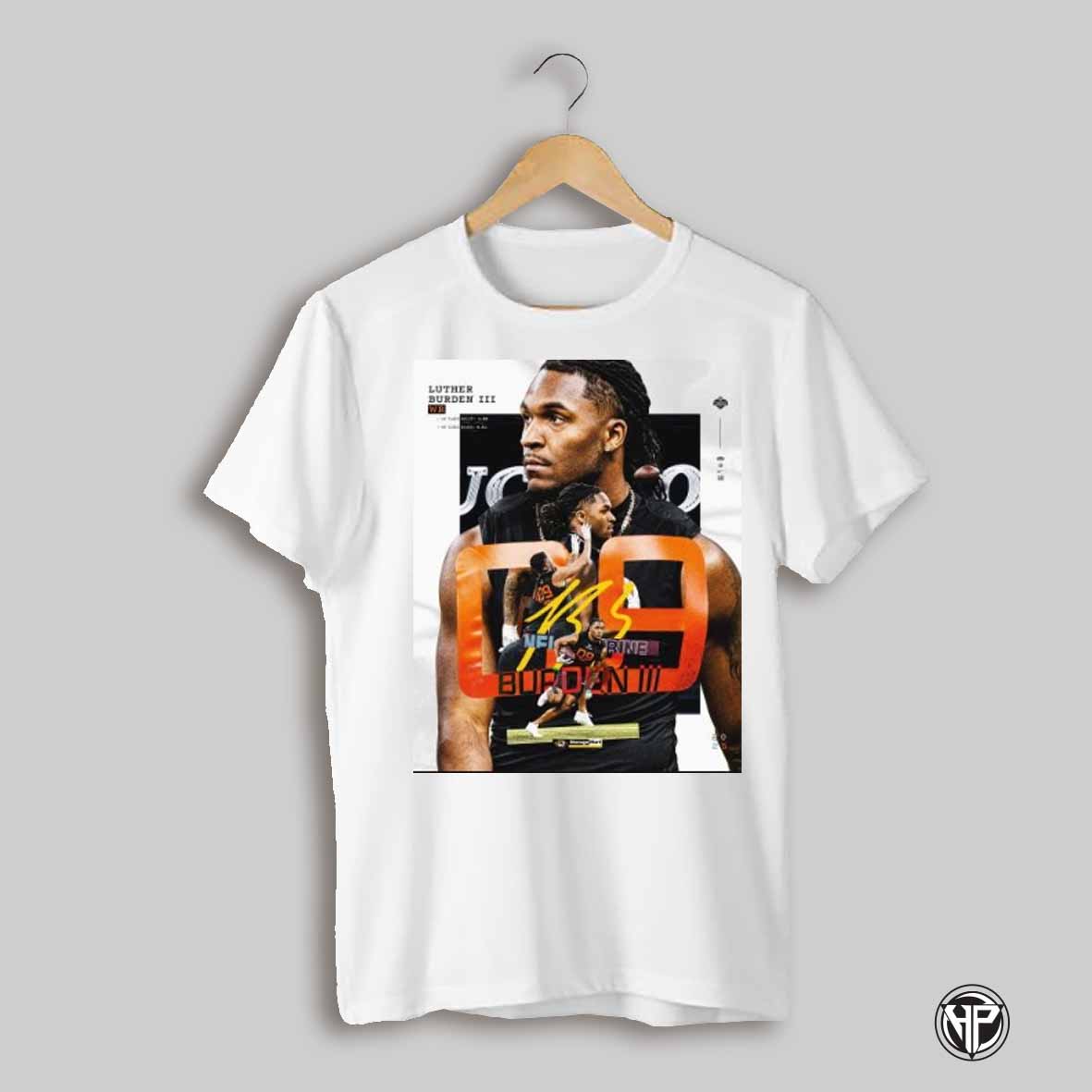 Poster Luther Burden Lll Wr Missouri Tigers Football 10 Yard Split 1 55 40 Yard Dash 4 41 Nfl Scouting Combine 2025 Signature T Shirt