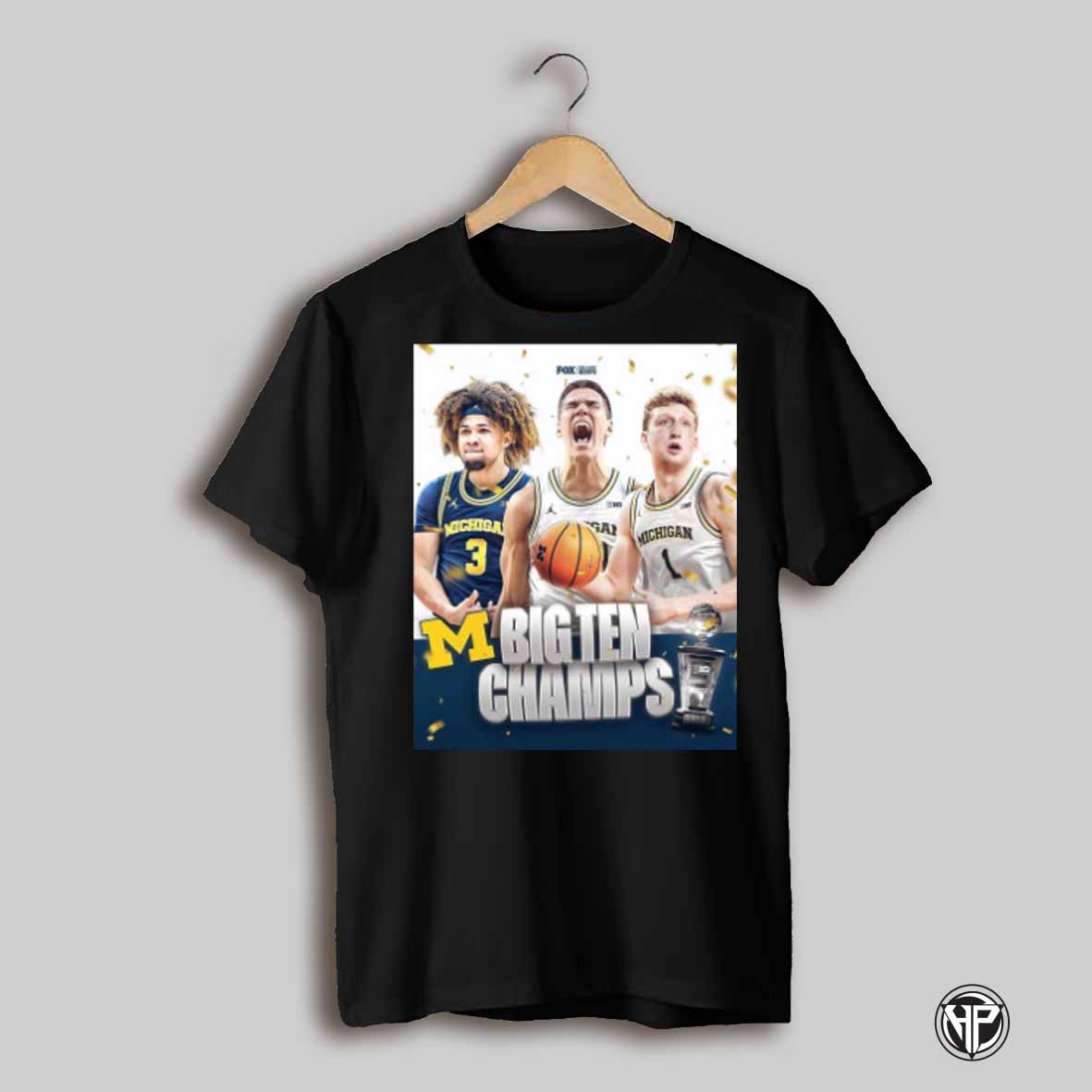 Poster Michigan Wolverines Mens Basketball Wins The Big Ten Mens Basketball Tournament Title 2025 T Shirt