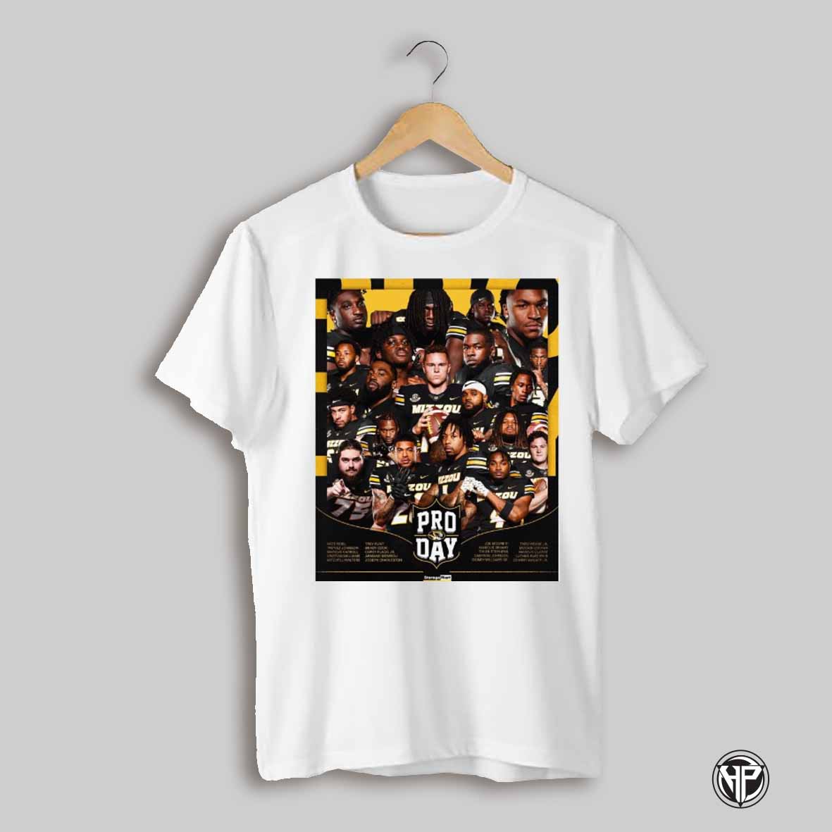 Poster Missouri Tigers Football 20 Tigers 2025 Pro Day Nate Noel Trevez Johnson Marcus Carroll T Shirt