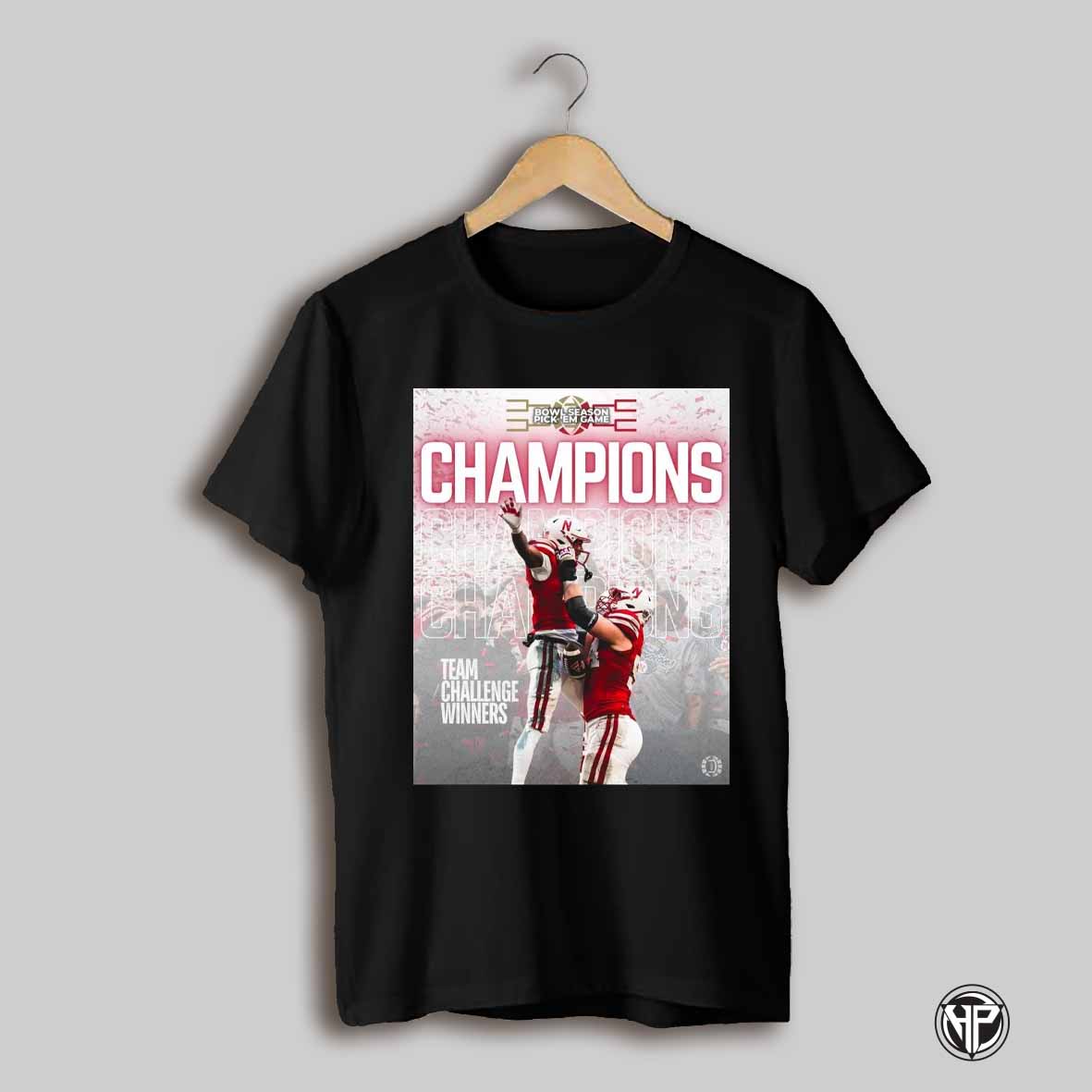 Poster Nebraska Cornhuskers Is The First Ever Winner Of The Bowl Season Team Challenge Pick Em Game T Shirt