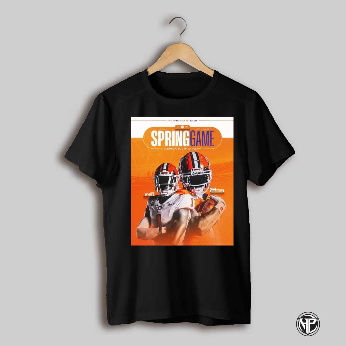 Poster Spring Game Clemson South Carolina Team White And Team Orange April 5th 2025 T Shirt