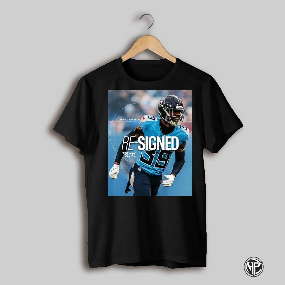 Poster Tennessee Titans Football Nfl Have Re Signed Cornerback Darrell Baker Jr T Shirt