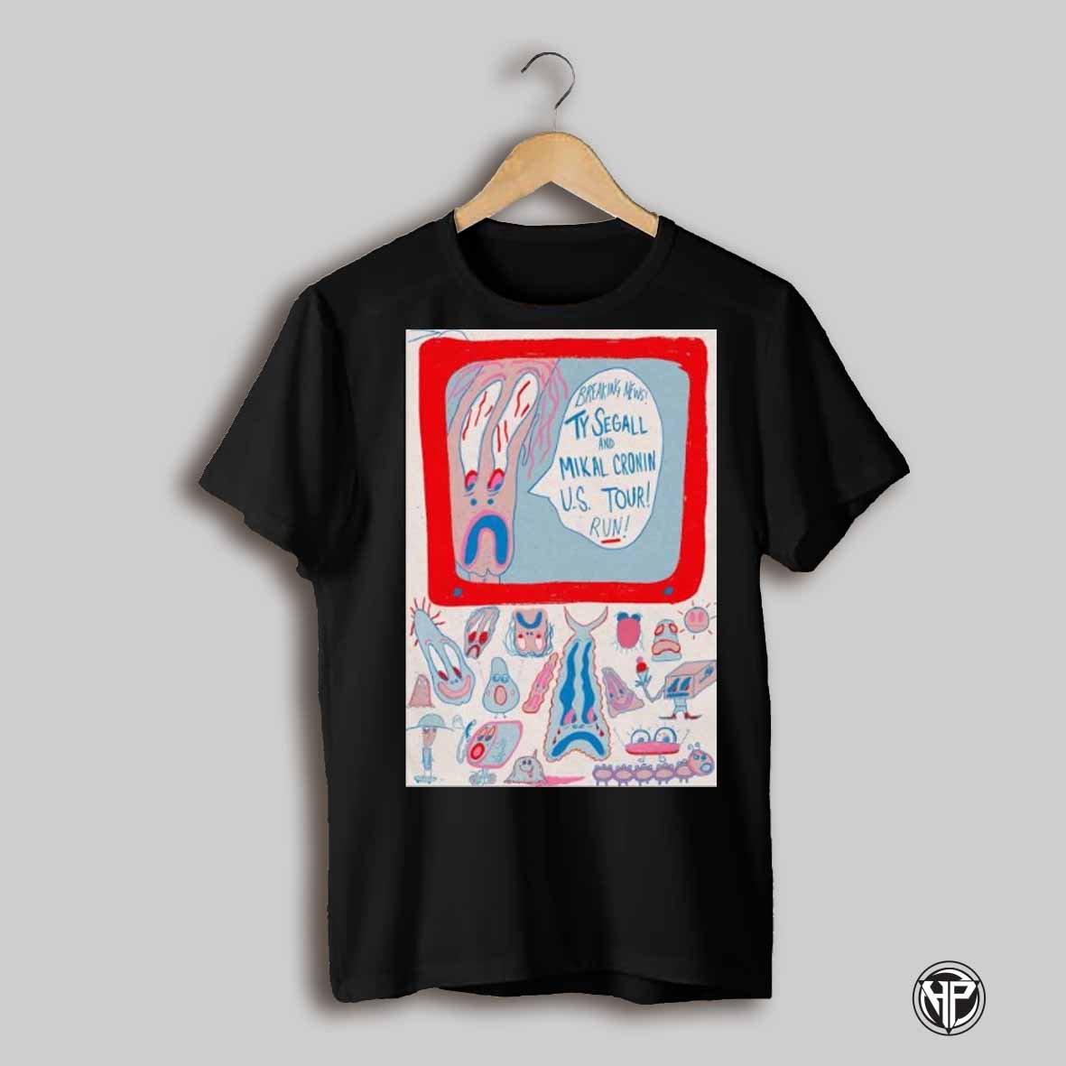 Poster Ty Segall And Mikal Cronin 2025 U S Tour T Shirt