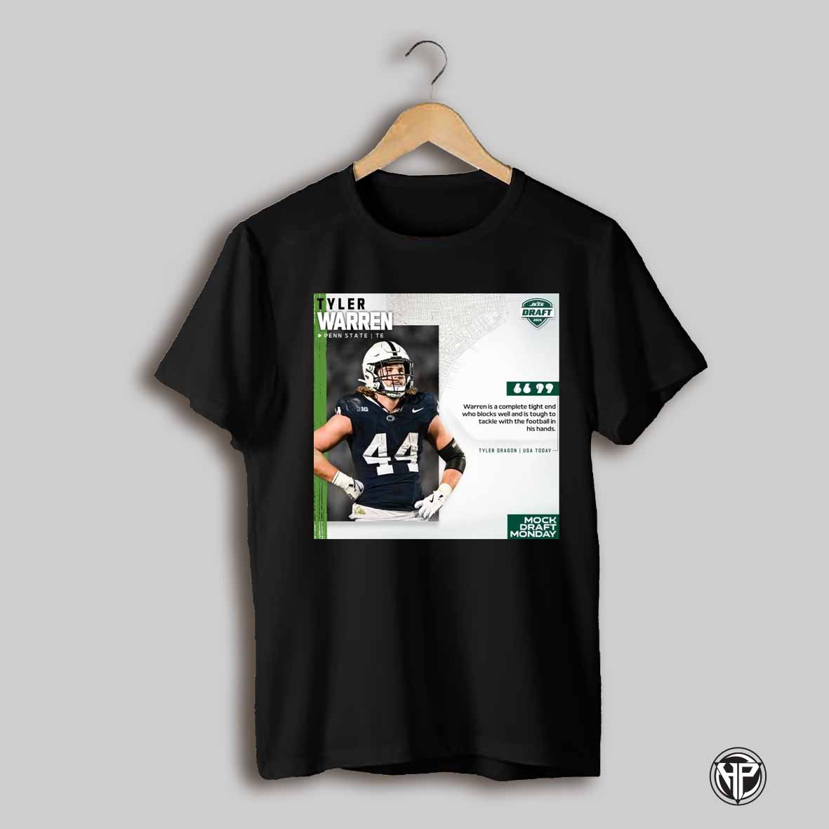 Poster Tyler Warren Is Complete Tight End Who Blocks Well Tough To Tackle With The Football In His Hands T Shirt