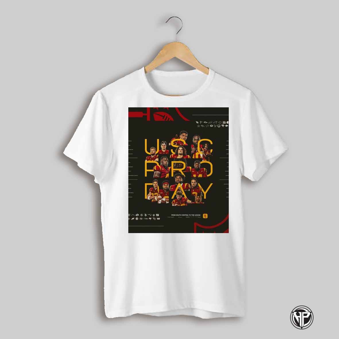 Poster Usc Trojans Football Pro Day From South Central To The League Jamil Muhammad Michael Lantz Gavin Meyer T Shirt