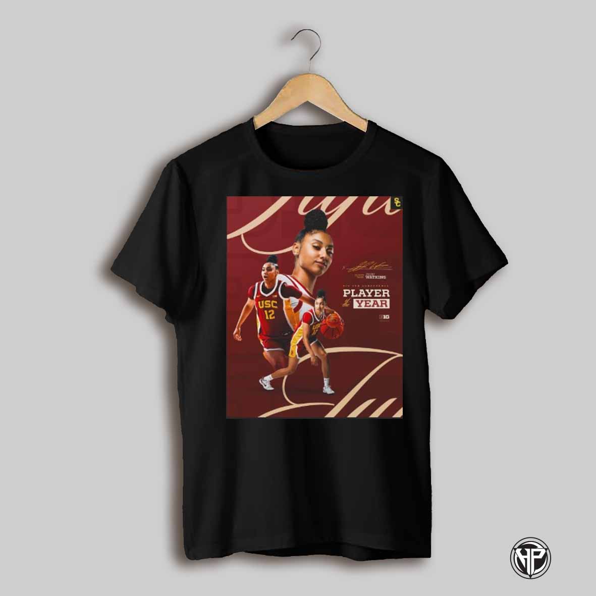 Poster Usc Trojans Player Name Juju Watkins Big Ten Conference Player The Year Awards Signature T Shirt