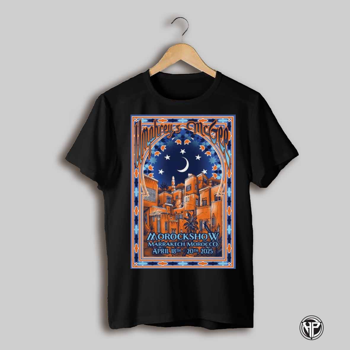 Poster Umphreys Mcgee April 18 20 2025 Morockshow At Villa Marco In Marrakesh Morocco T Shirt