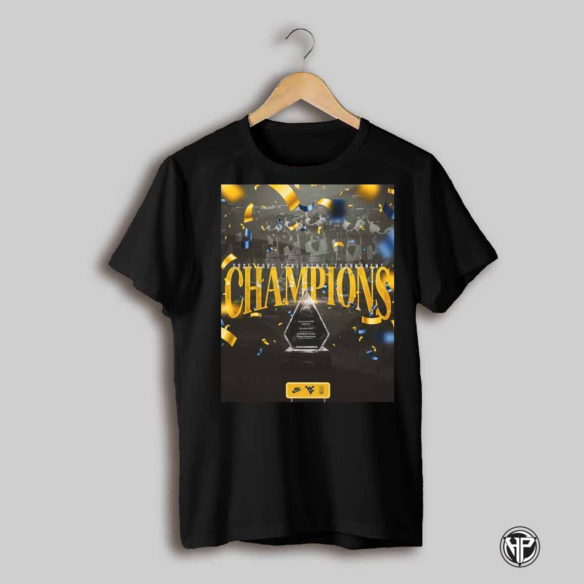 Poster Wvu Rifle 2025 Garc Conference Tournament Championship Combined Score Team Champions T Shirt