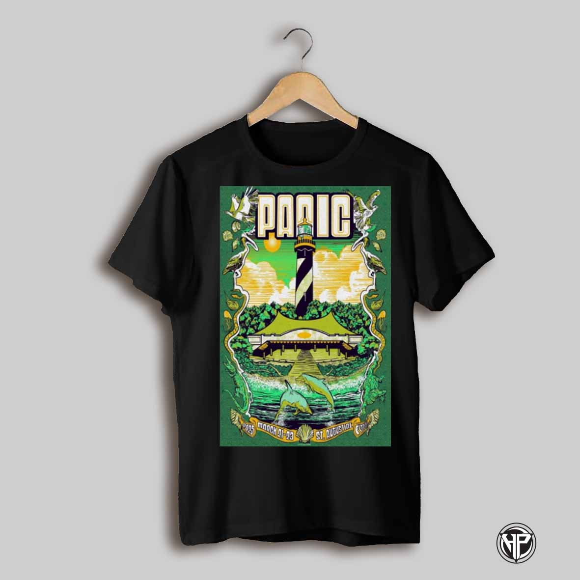 Poster Widespread Panic March 21 23 2025 The St Augustine Amphitheatre St Augustine Fl Concert T Shirt