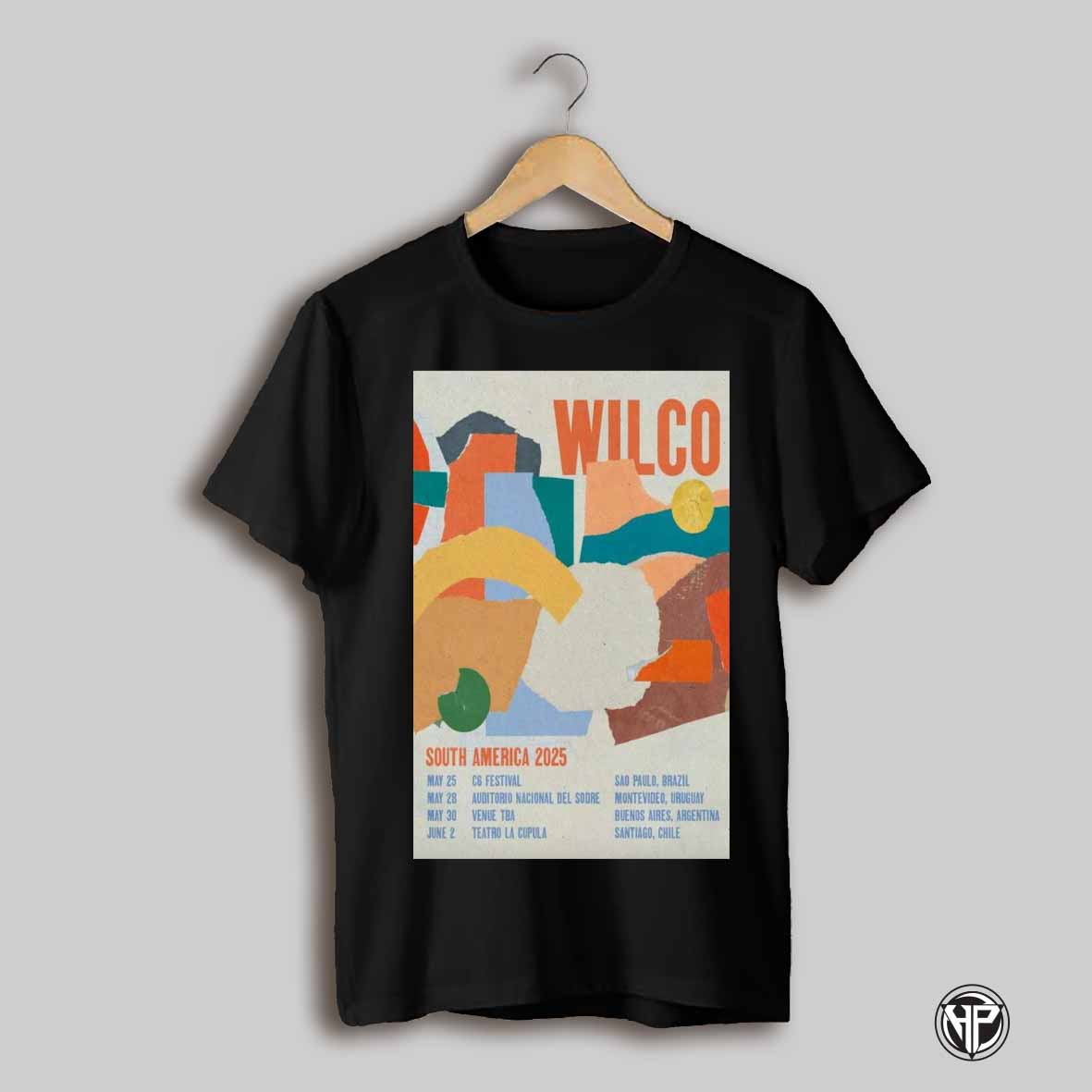 Poster Wilco South America Tour May And June 2025 T Shirt