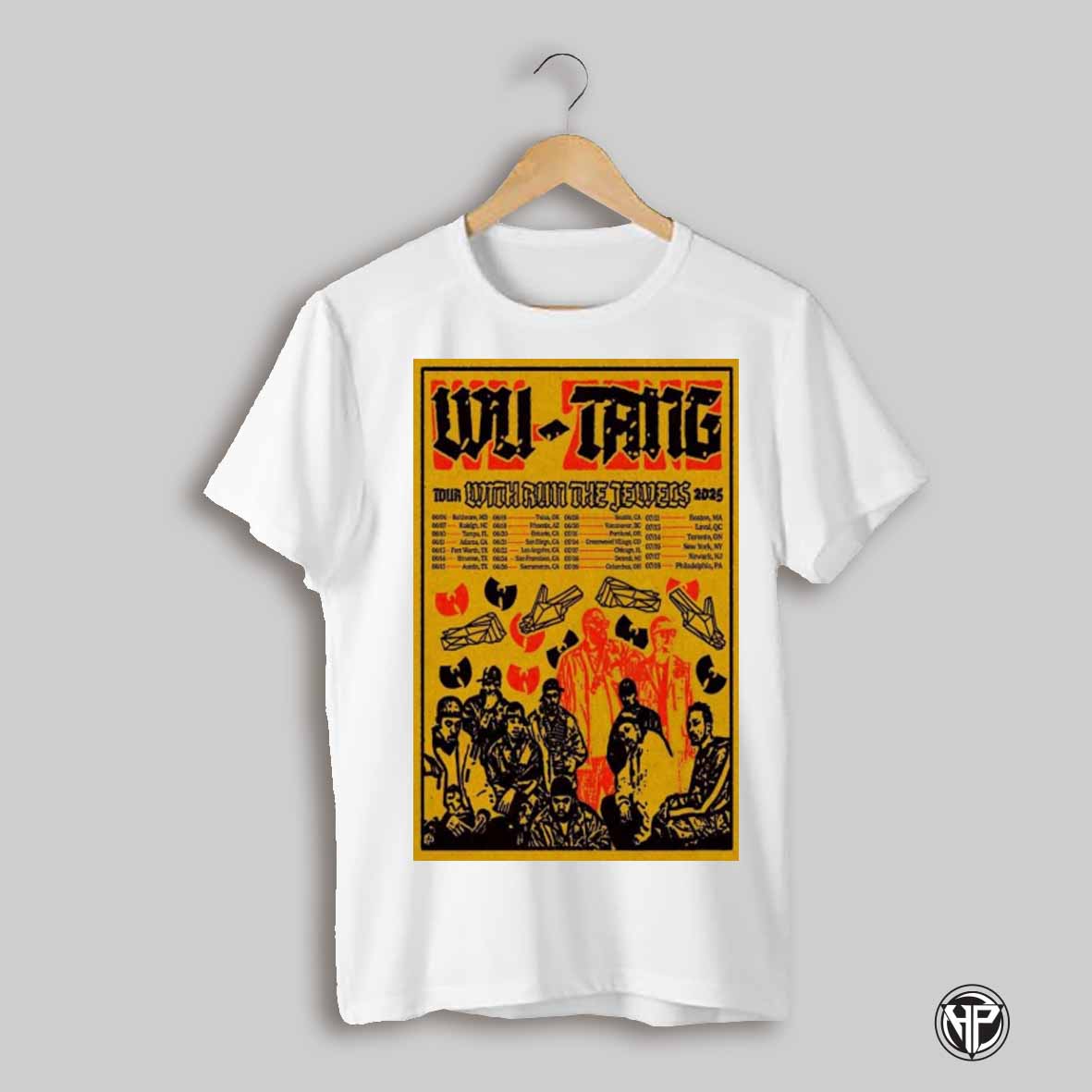 Poster Wu Tang Clan Tour With Run The Jewels Tour 2025 06 06 Baltimore Md 06 07 Raleigh Nc 06 10 Tampa Fl T Shirt