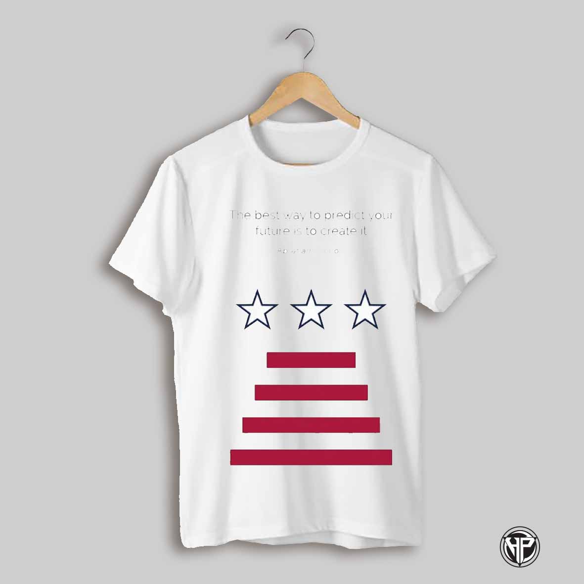 Predict Future Abraham Lincoln The Best Way To Predict Your Future Is To Create It Retro Shirt