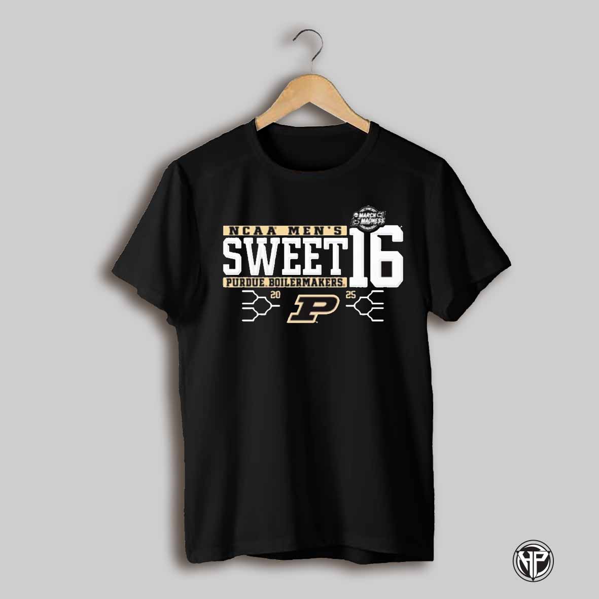 Purdue Boilermakers Basketball Ncaa Mens Sweet 16 Bound March Madness 2025 T Shirt