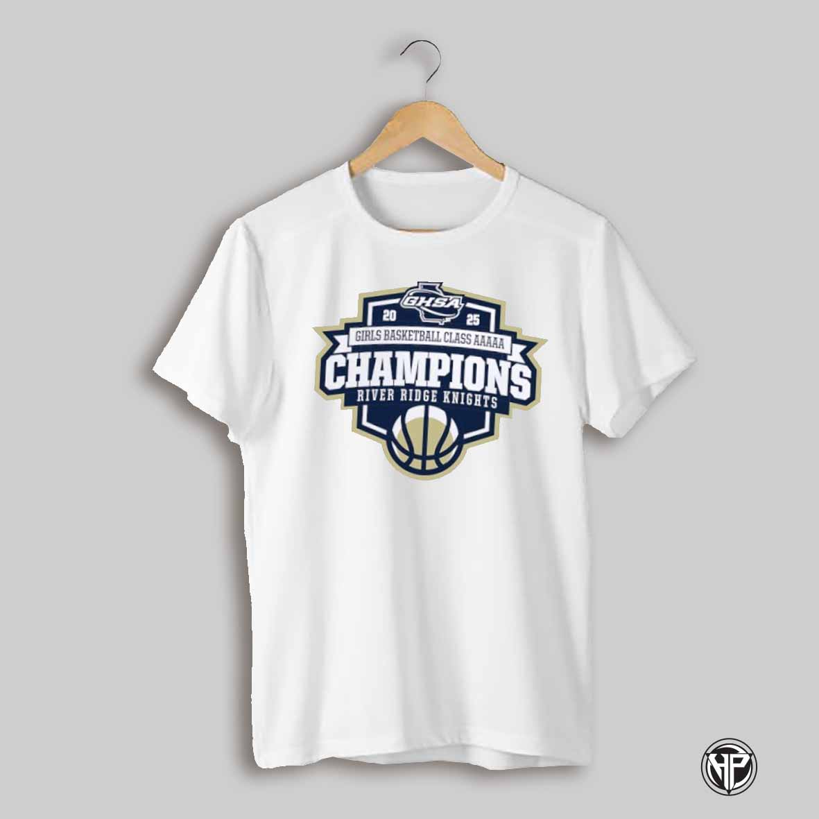 River Ridge Knights 2025 Ghsa Girls Basketball State Champions Shirt