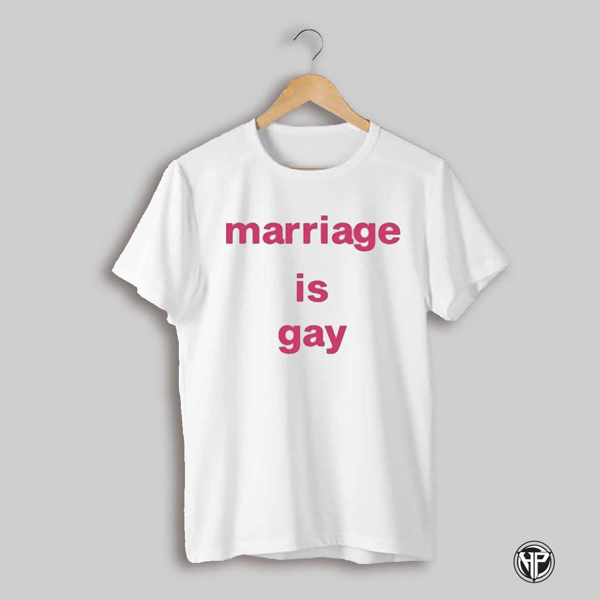 Robie Uniacke Wearing Marriage Is Gay T Shirt