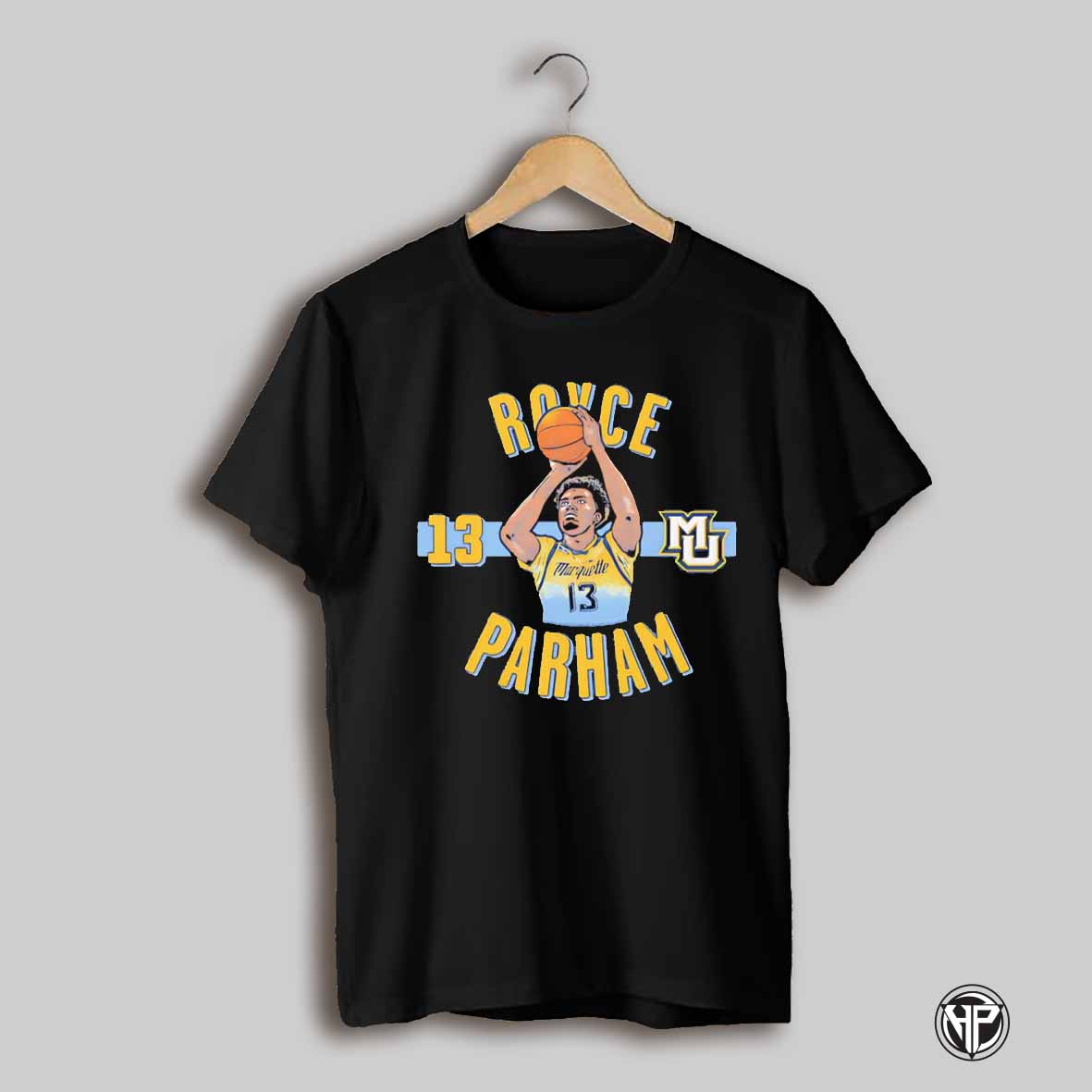 Royce Parham Marquette Basketball Cartoon Shirt