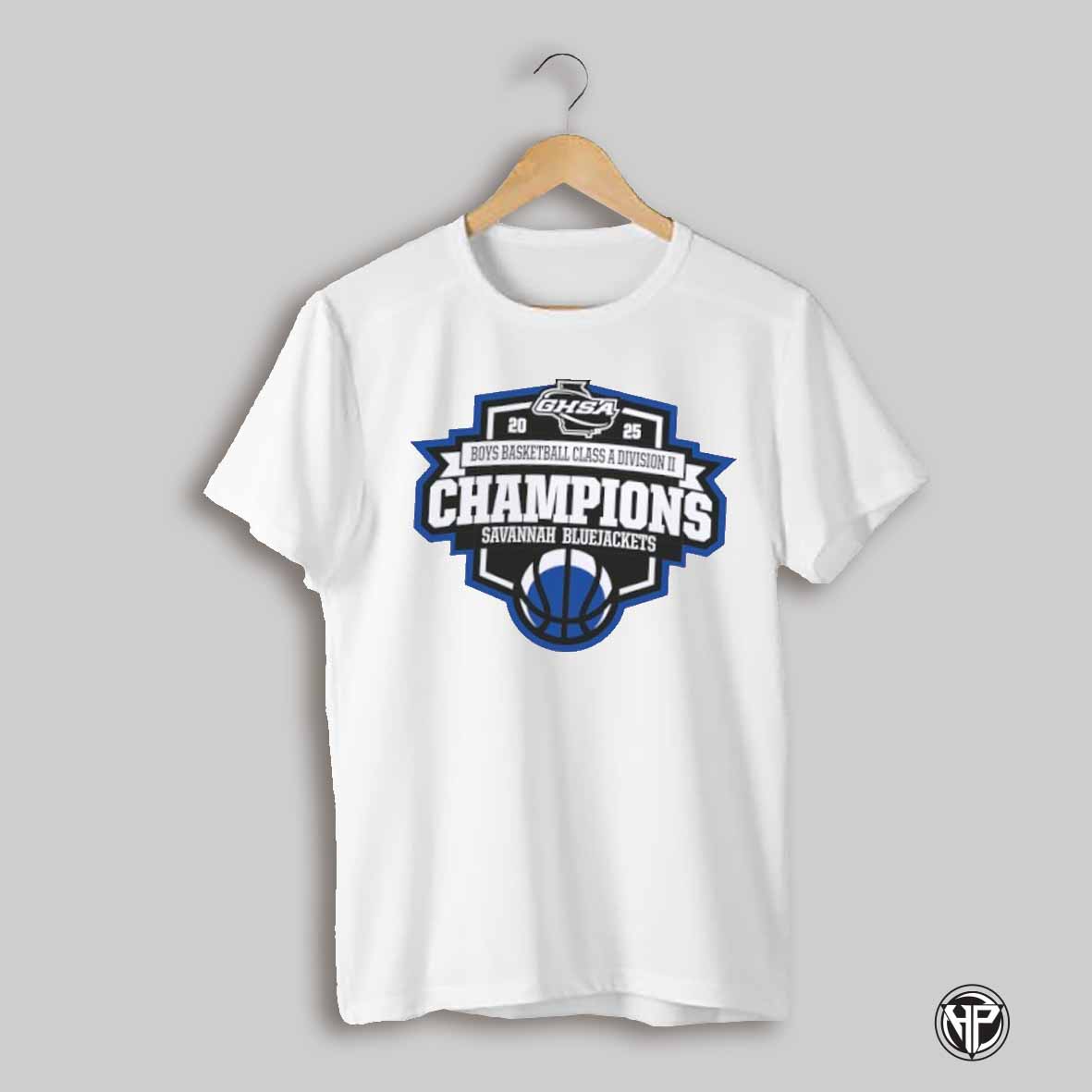 Savannah Bluejackets 2025 Ghsa Boys Basketball State Champions Shirt