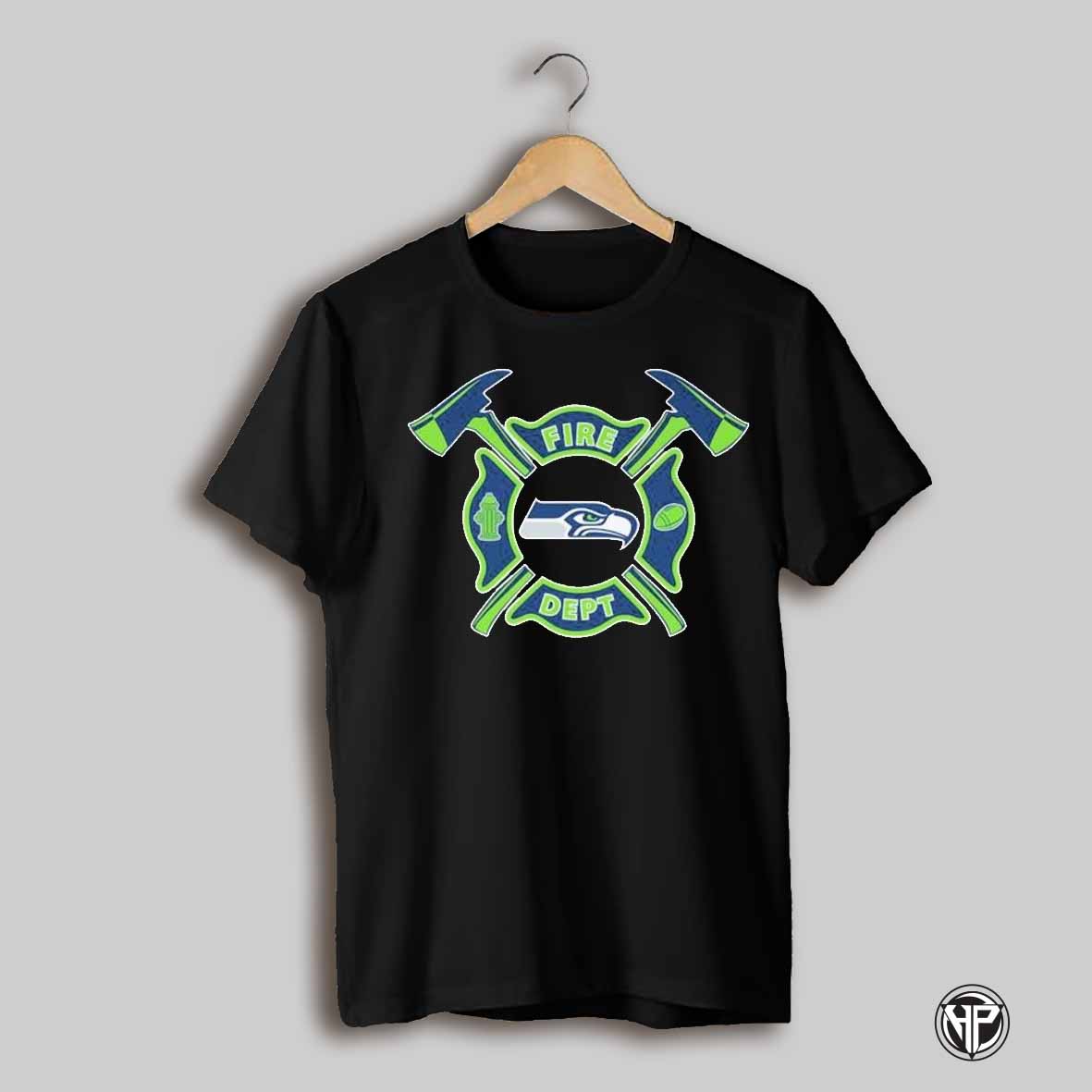 Seattle Seahawks Fire Dept Firefighter T Shirts
