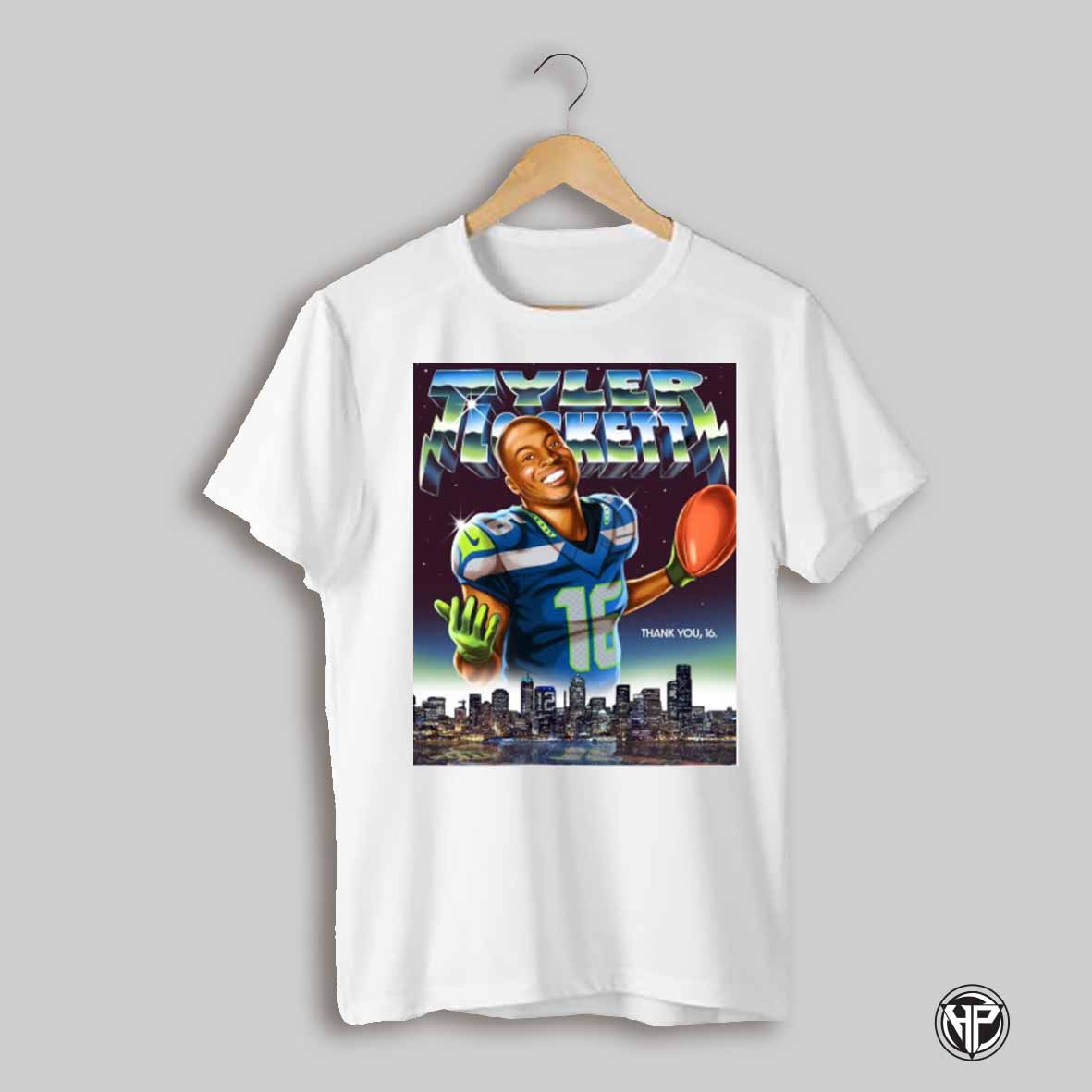 Seattle Seahawks Nfl Football Thank You 16 Tyler Lockett Seattle Will Always Be Home Poster T Shirt