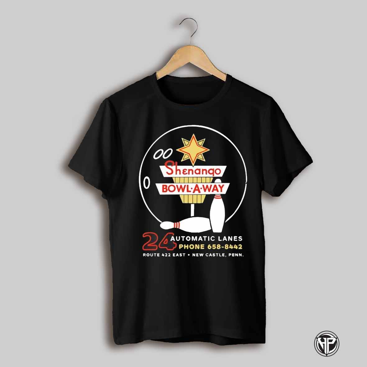 Shenango Bowl A Way New Castle Pa Bowling Alley Vintage Shirt