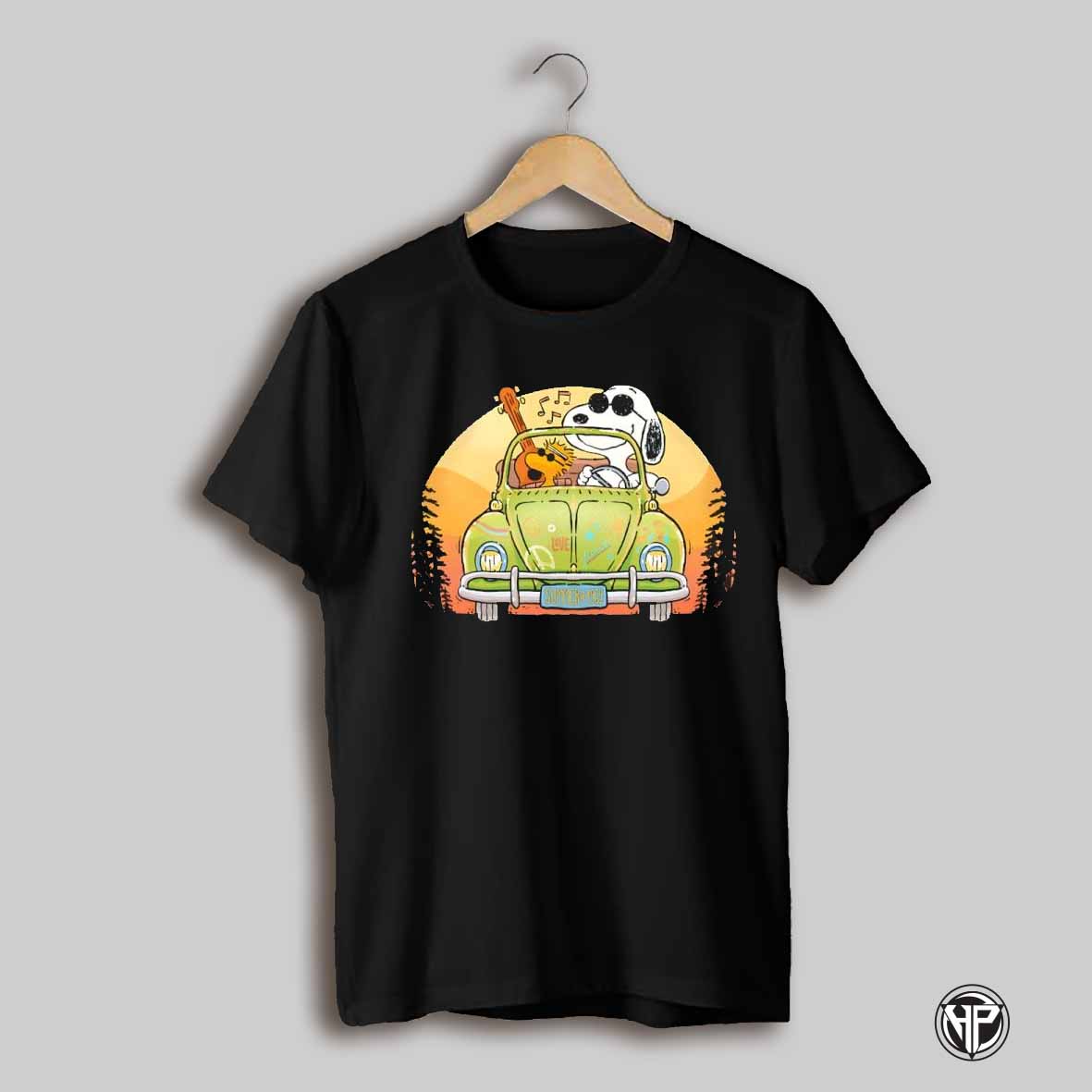 Snoopy Drives Car Summer 1969 Vintage Shirt