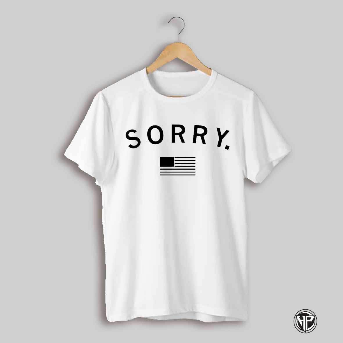 Sorry For This Shit Show Flag Shirt