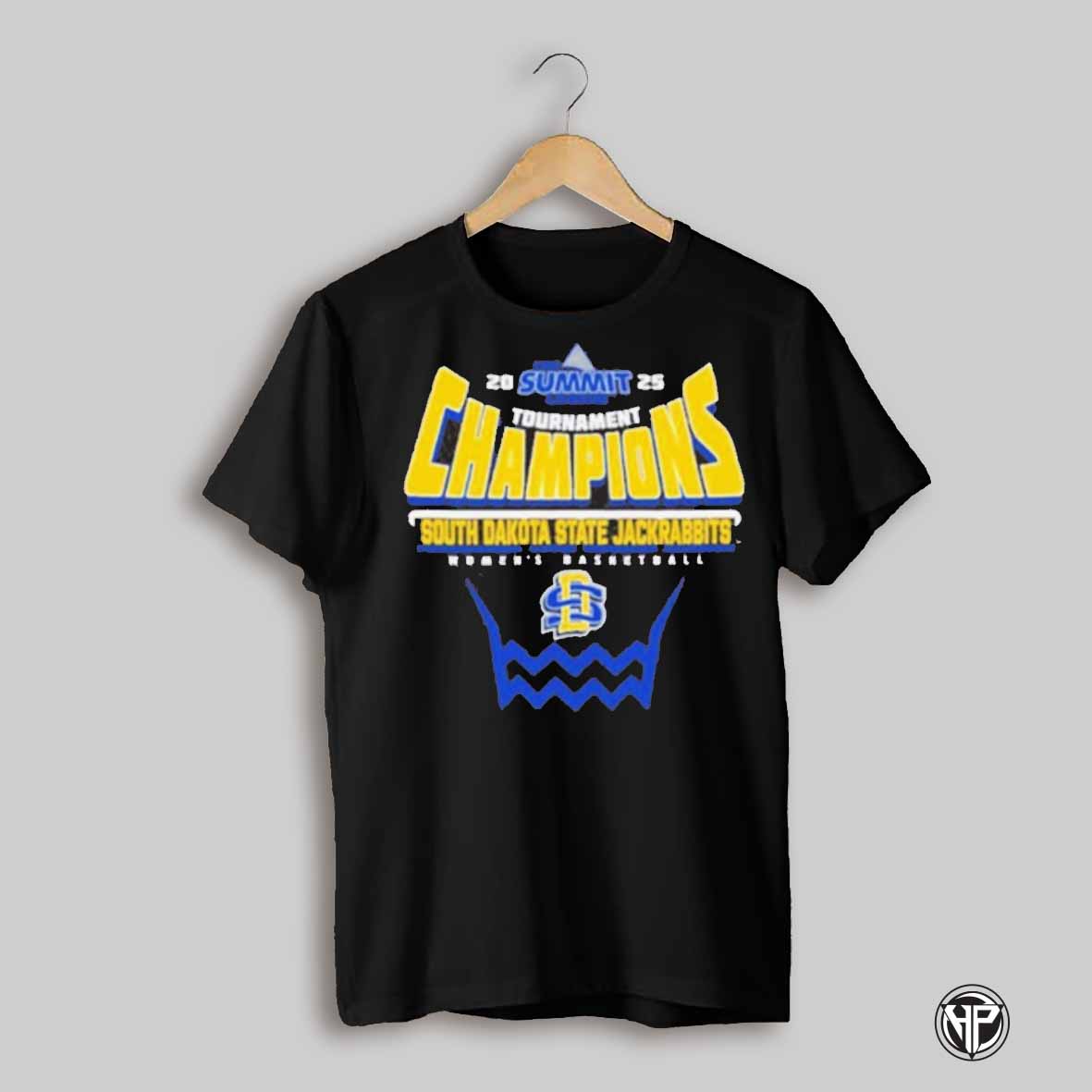South Dakota State Jackrabbits 2025 Summit League Womens Basketball Tournament Champions T Shirt
